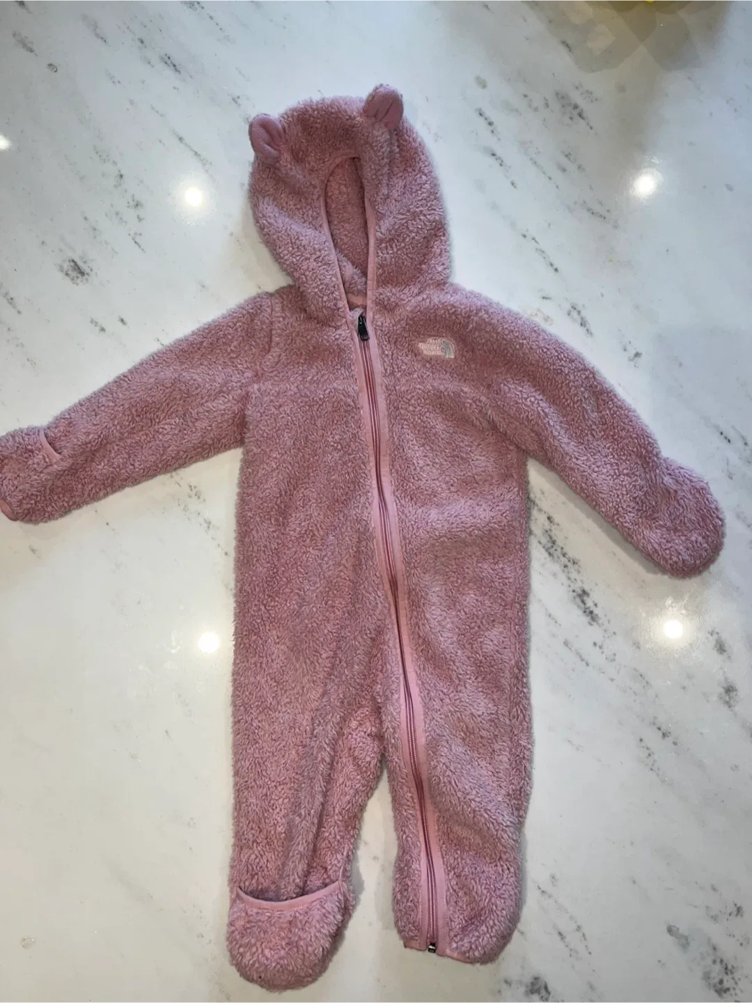 The North Face Bear Onesie - Pink 12-18 Months thumbnail
