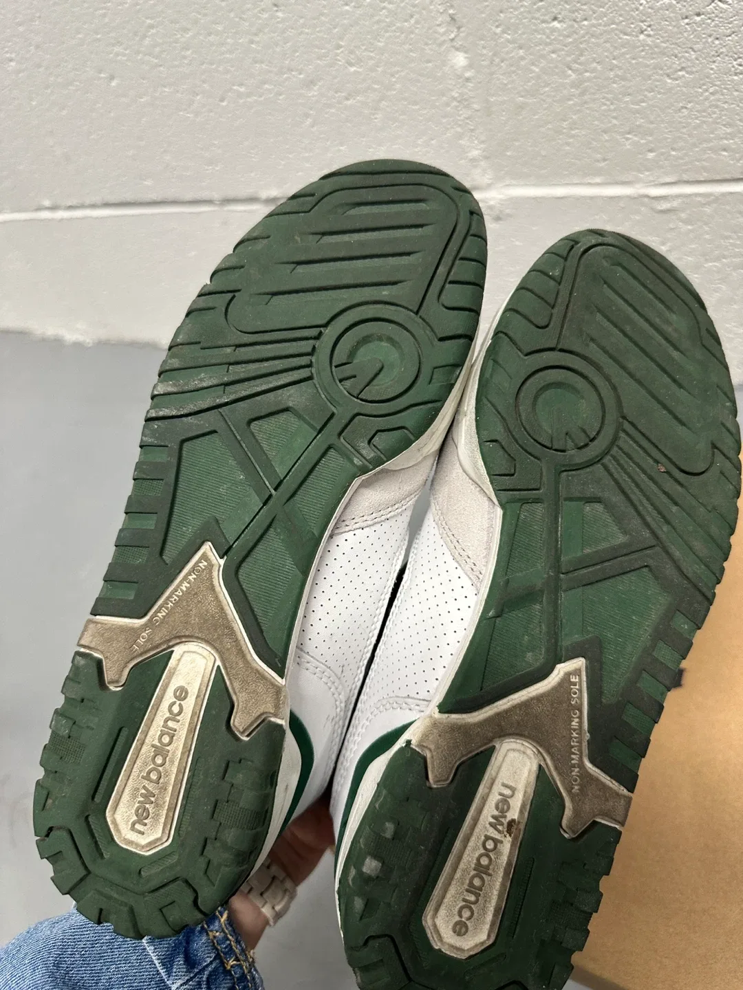 New Balance 550 White Green US 7.5 image indicator(3)