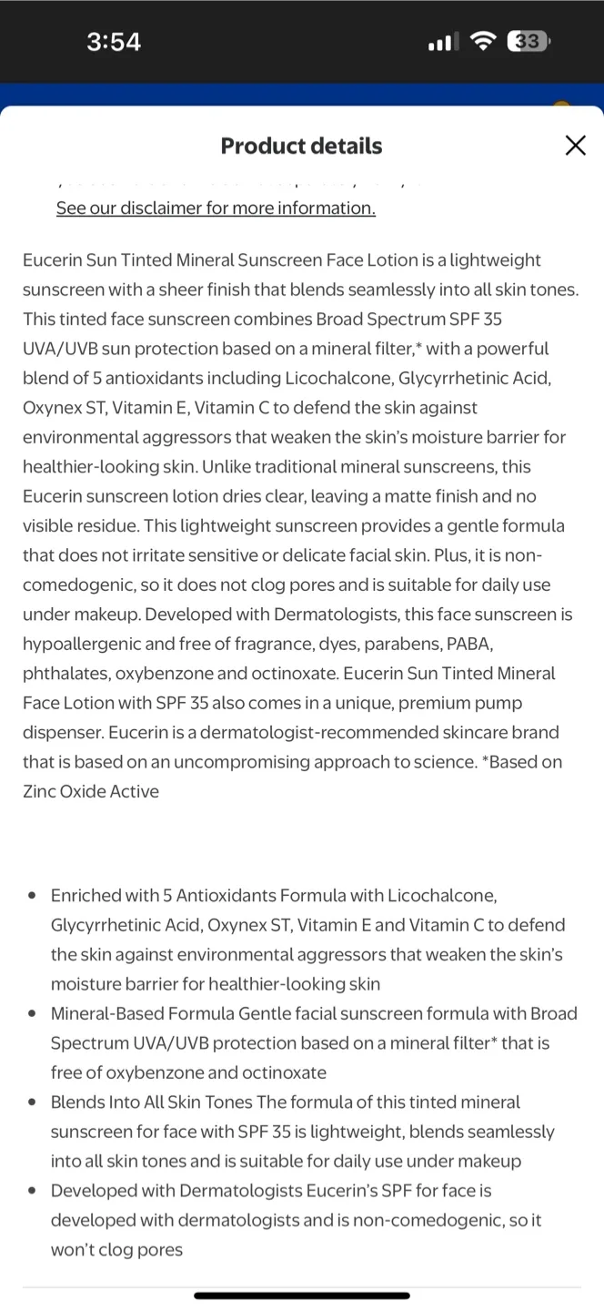 Eucerin Sensitive Mineral Sunscreen SPF 35 - New image indicator(3)