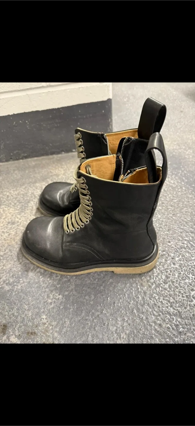 Black Lace-Up Boots image indicator(3)