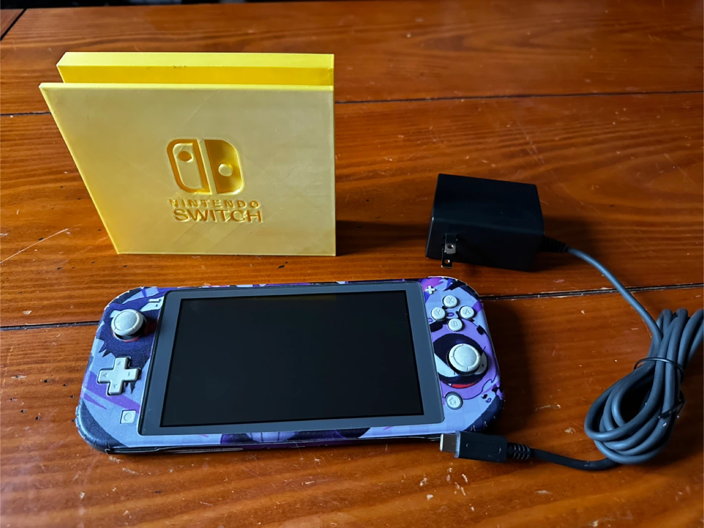 Nintendo Switch Lite with Custom Pokemon Skin
