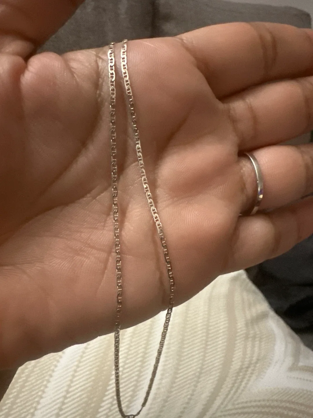 Silver Chain Necklace (925 stamp) image indicator(2)