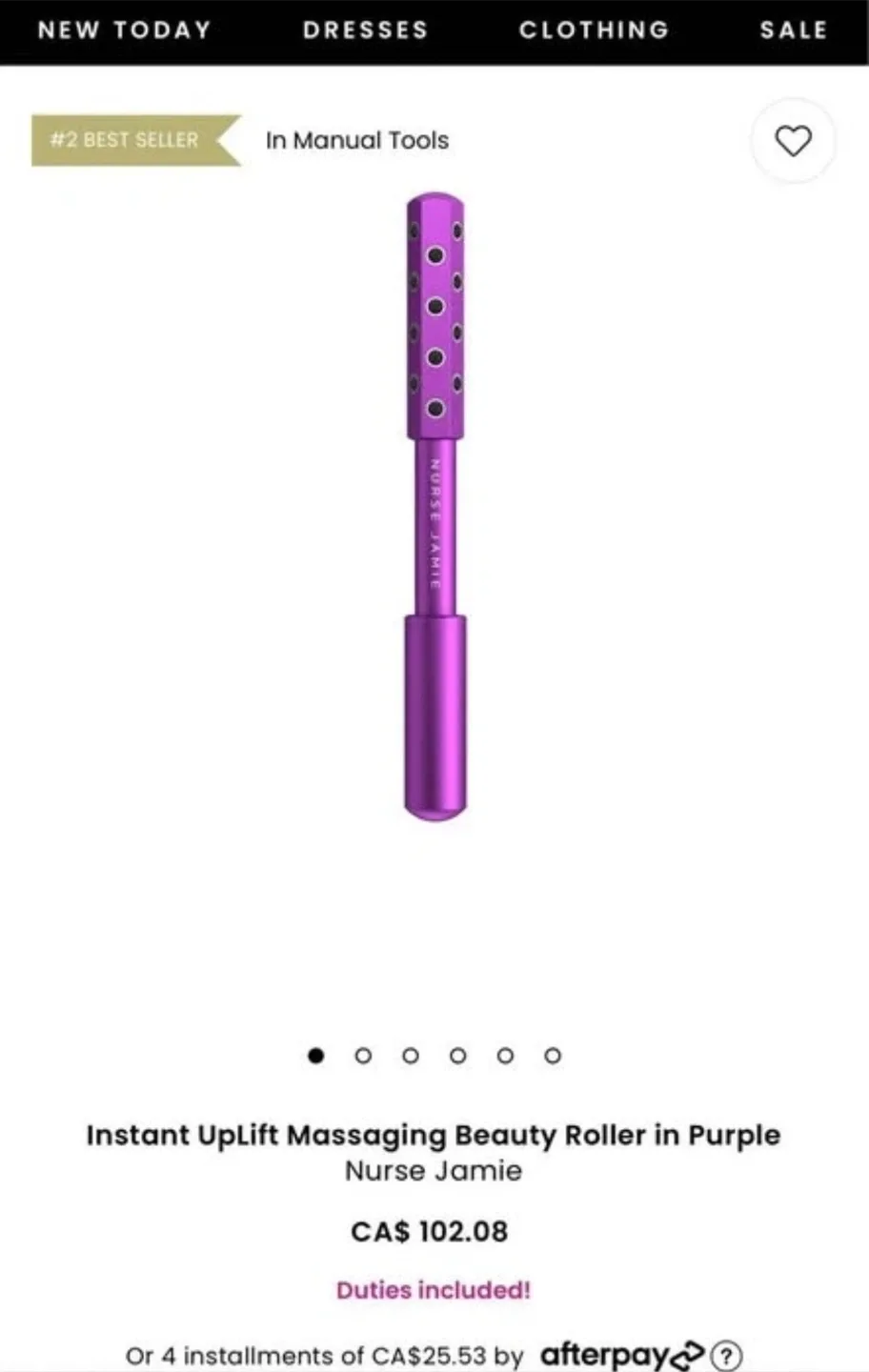 Nurse Jamie Instant UpLift Massaging Beauty Roller - Purple image indicator(2)