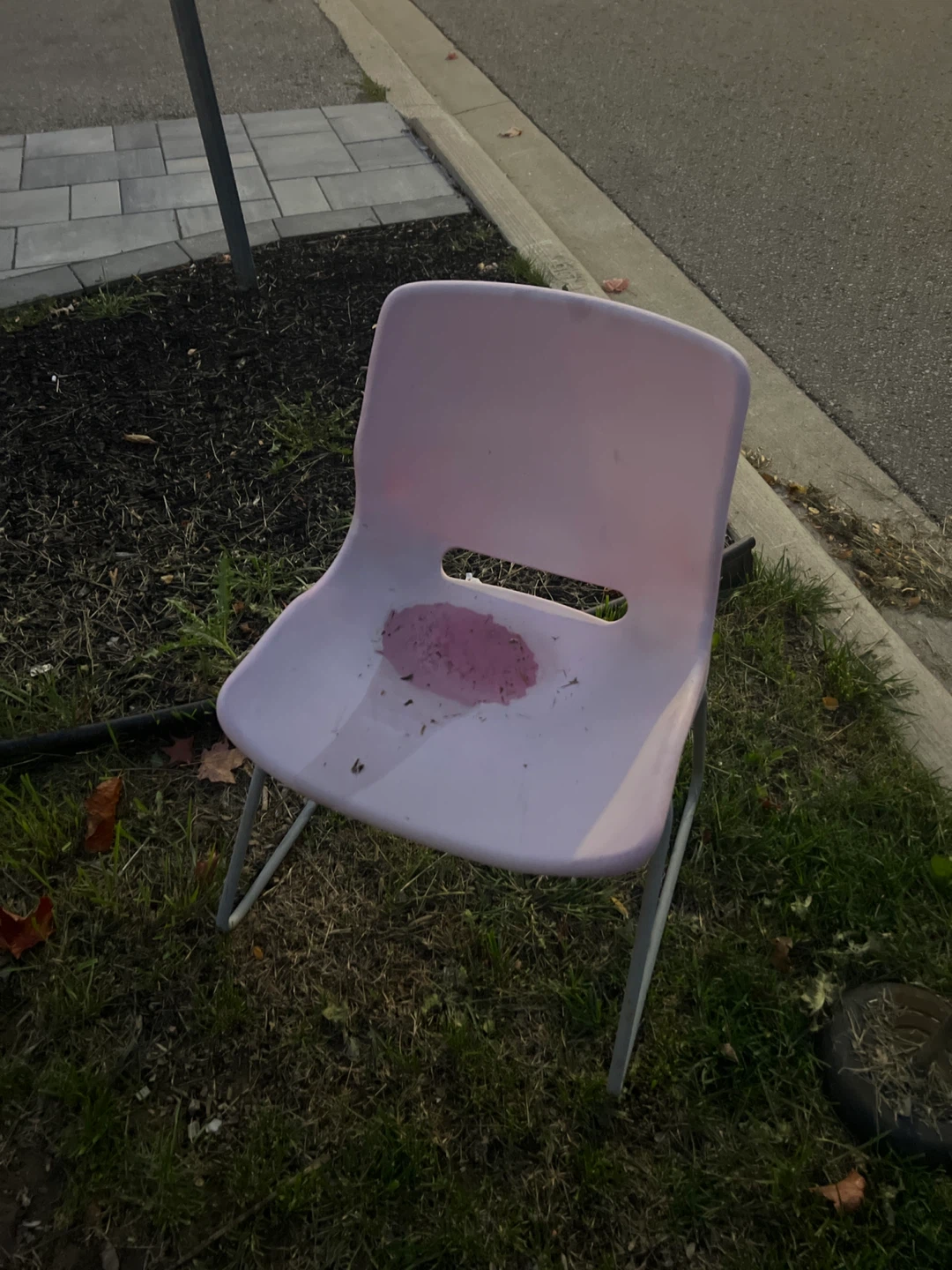 Pink Plastic Chair