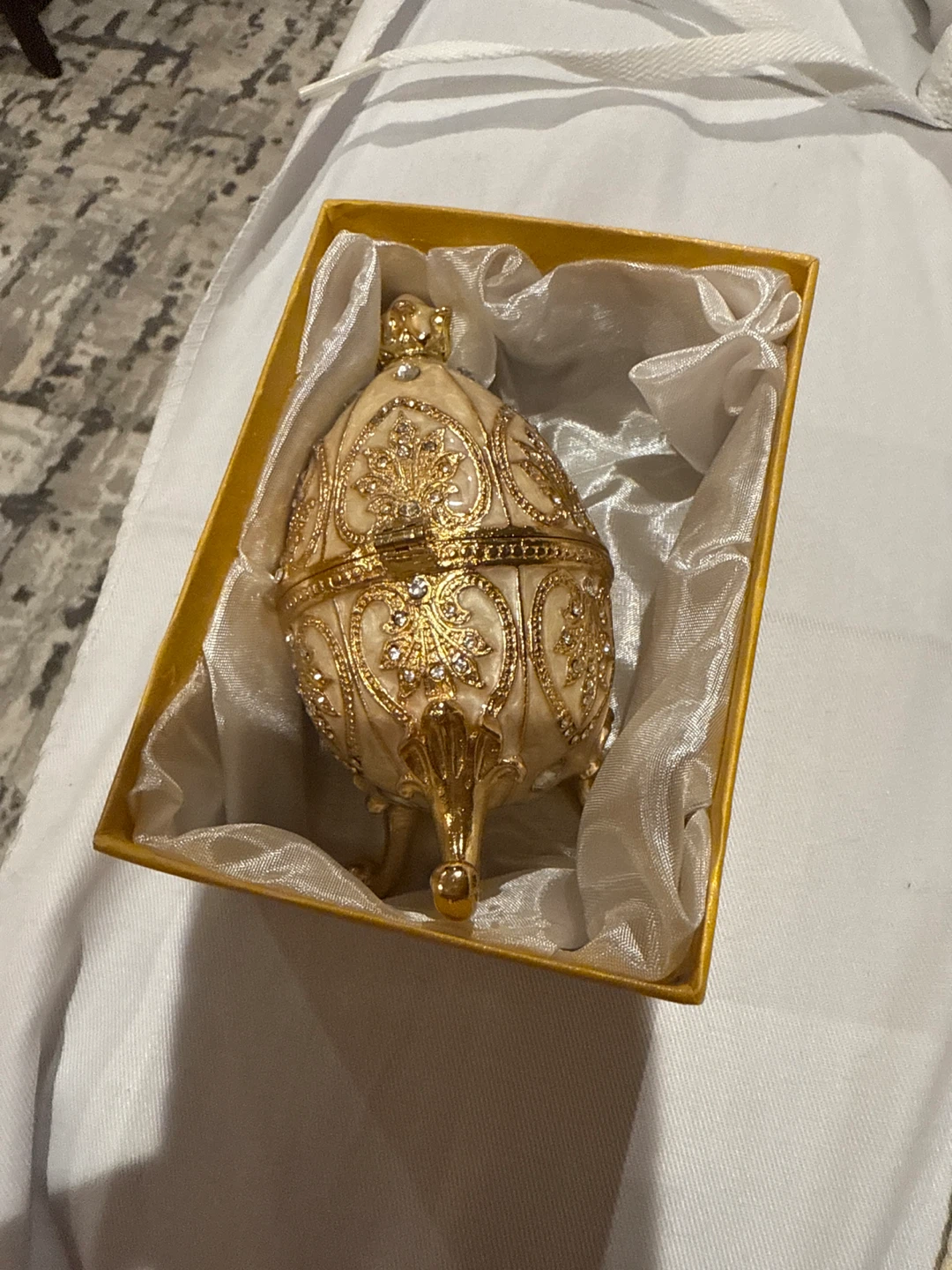 Decorative Egg Trinket Box