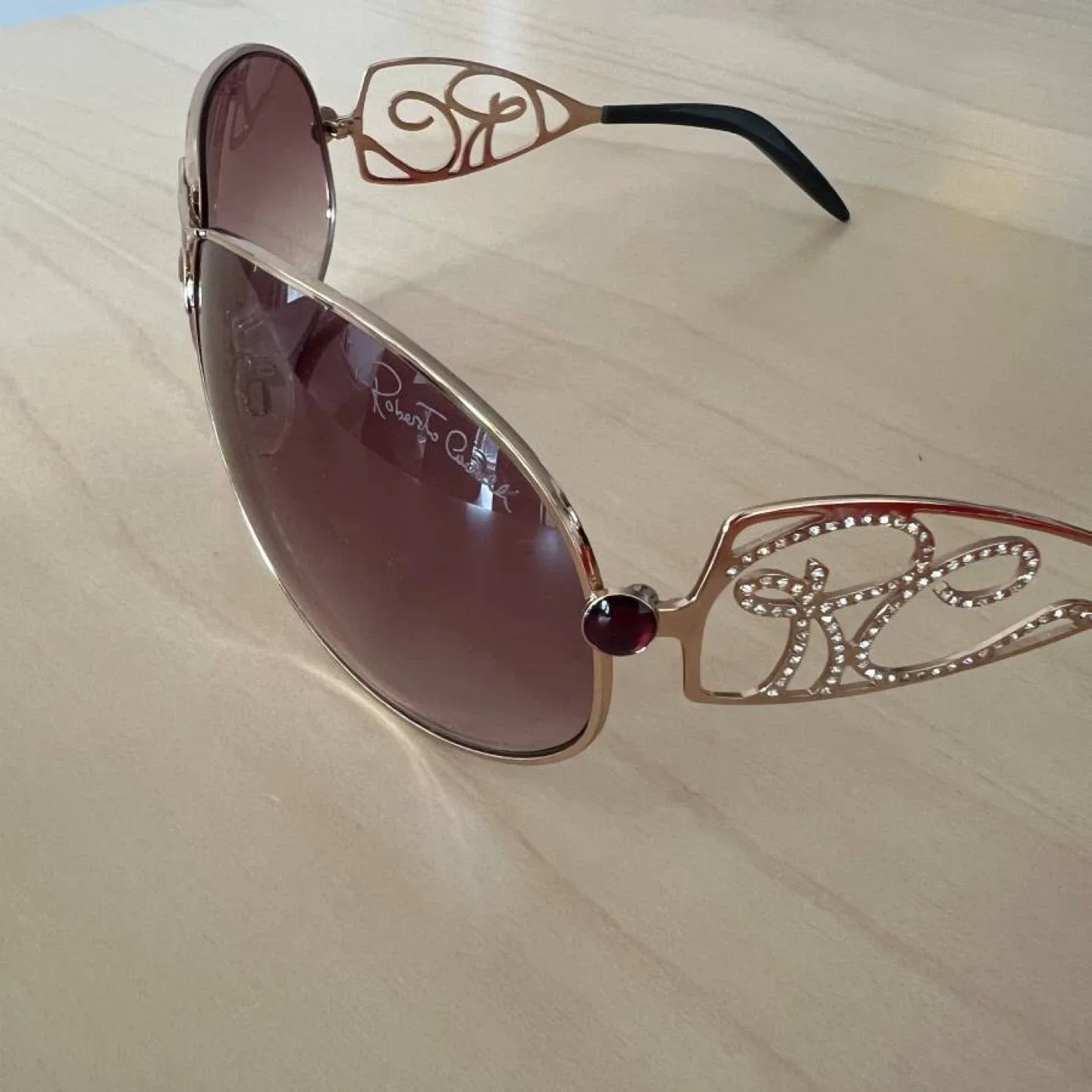 Roberto Cavalli Jewelled Sunglasses - Made in Italy image indicator(5)