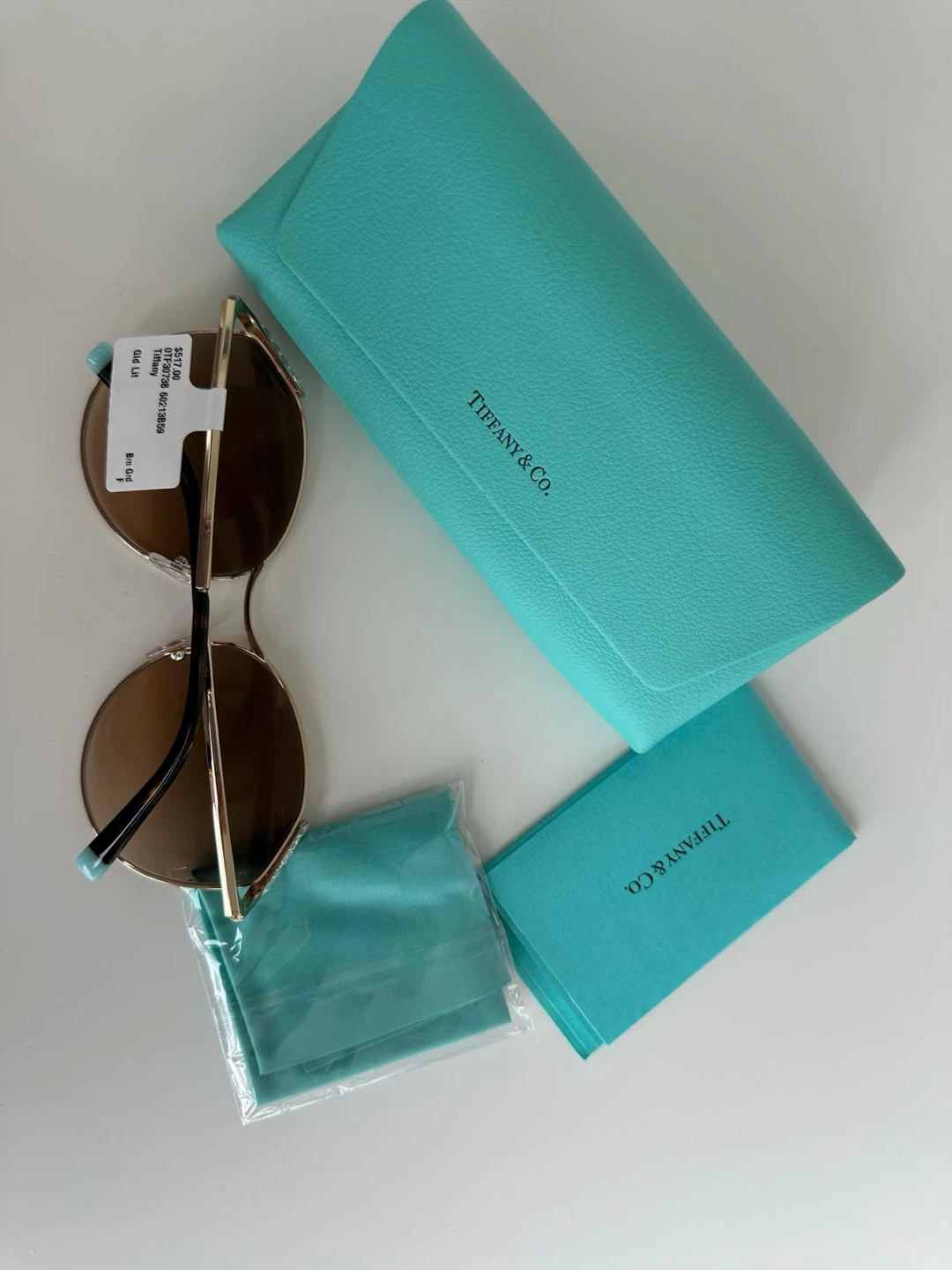 Tiffany & Co. Sunglasses - Gold/Brown