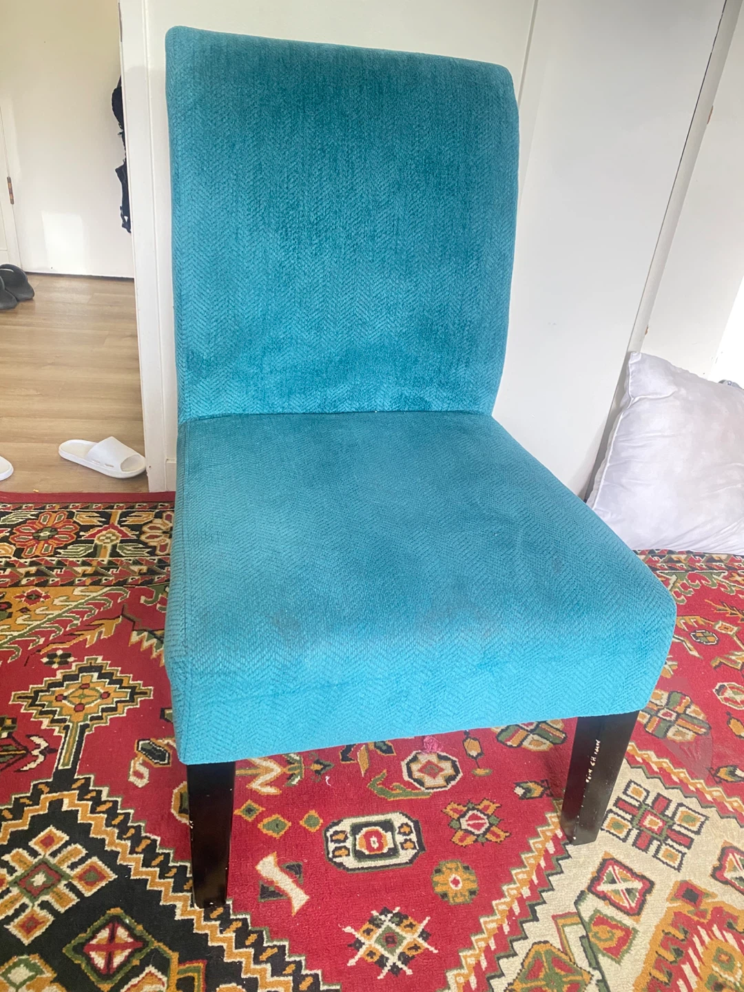 Turquoise Upholstered Dining Chair