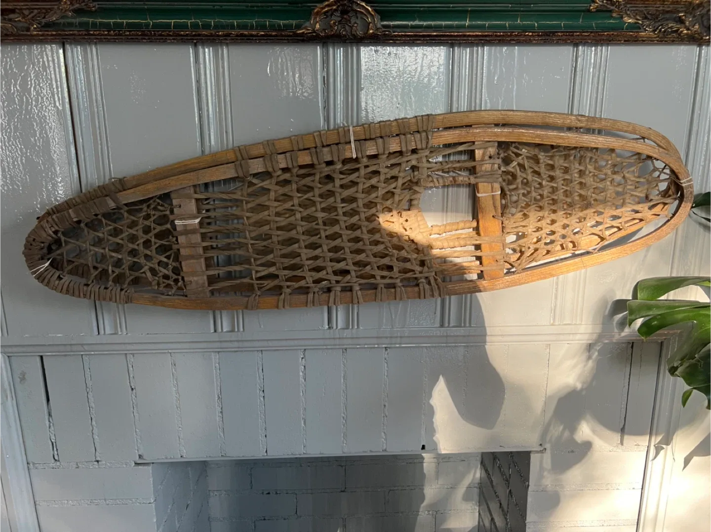 Vintage Wooden Snowshoes thumbnail