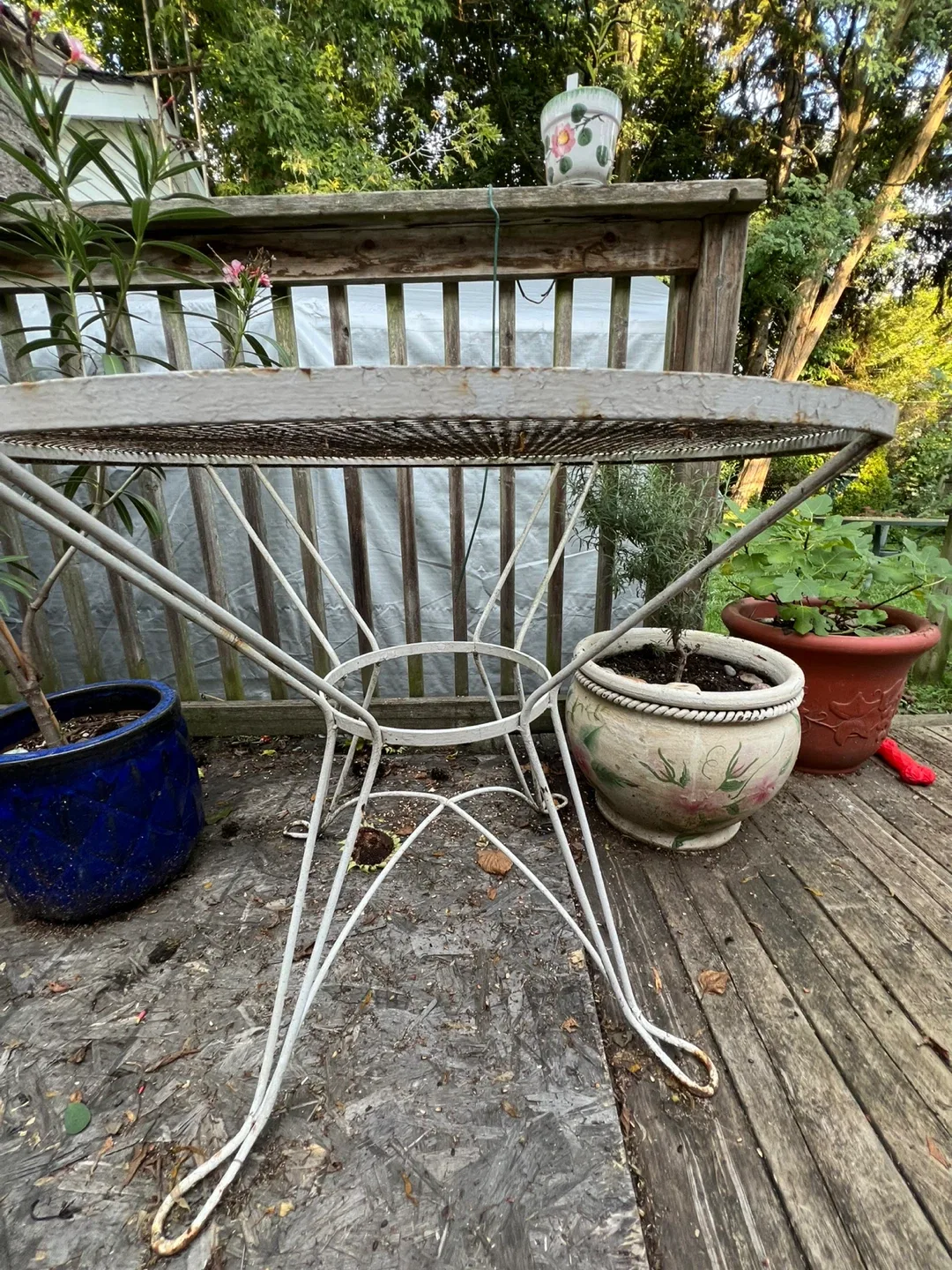 Vintage Metal Garden Table & Chairs Set thumbnail