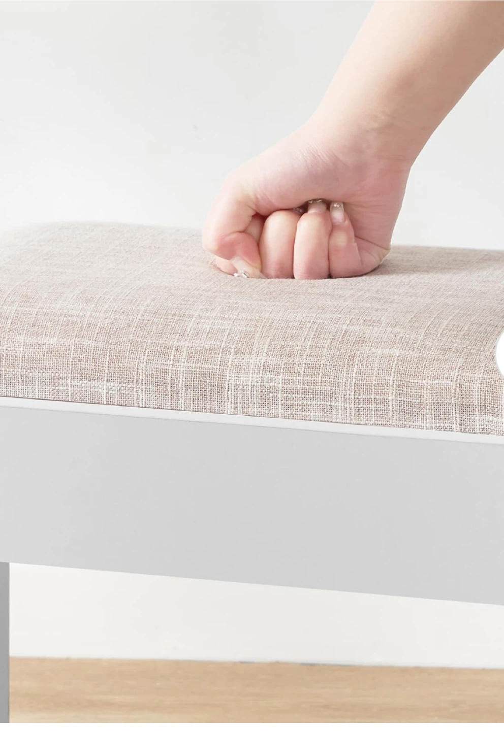 FIONESO Vanity Desk with Mirror & Lights, Makeup Vanity - photo 5