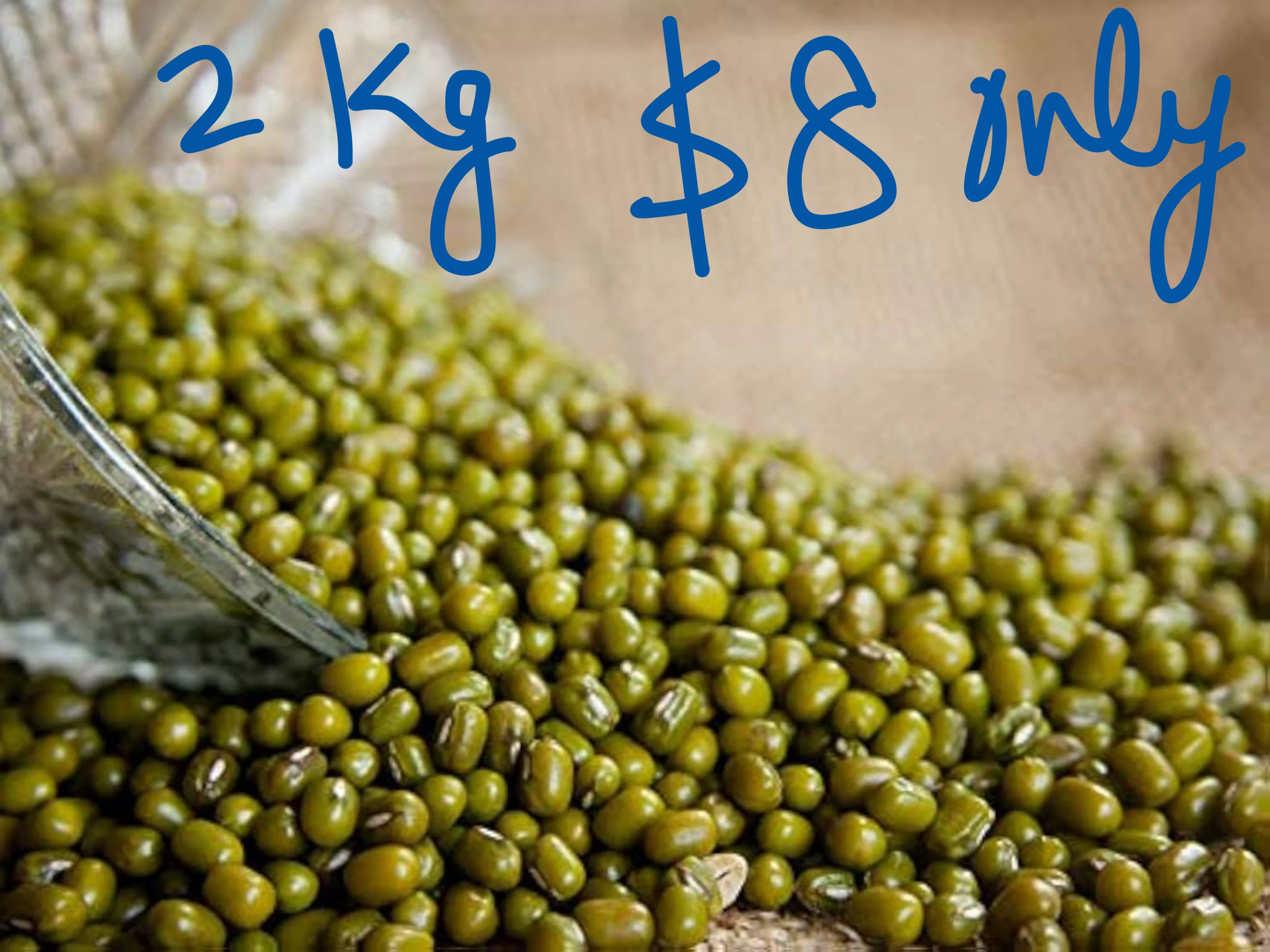 2 kg green moong Beans for $8 thumbnail
