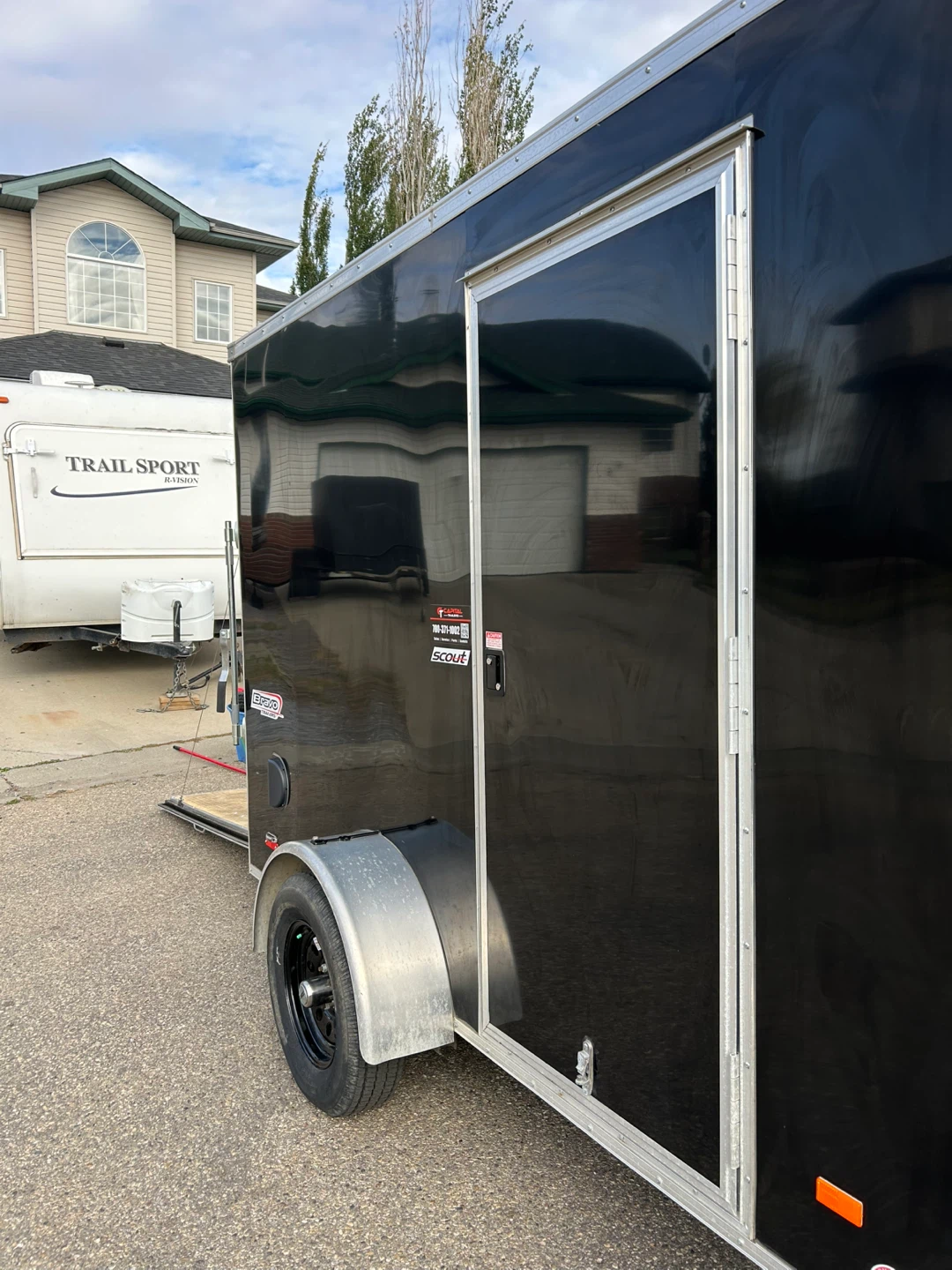 Bravo Trailers Black Enclosed Cargo Trailer - photo 5