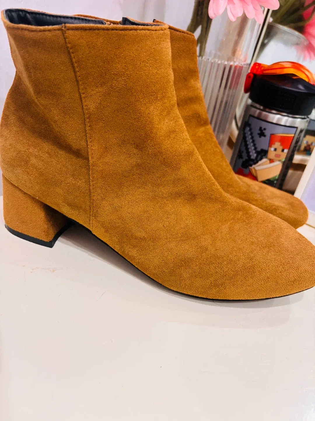 Brown Suede Ankle Boots image indicator(3)