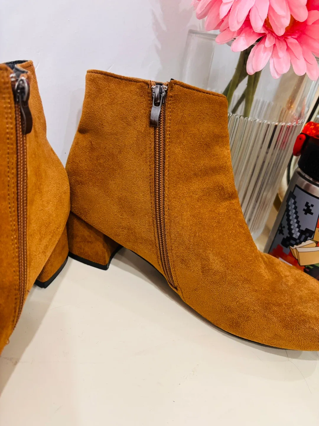 Brown Suede Ankle Boots image indicator(2)