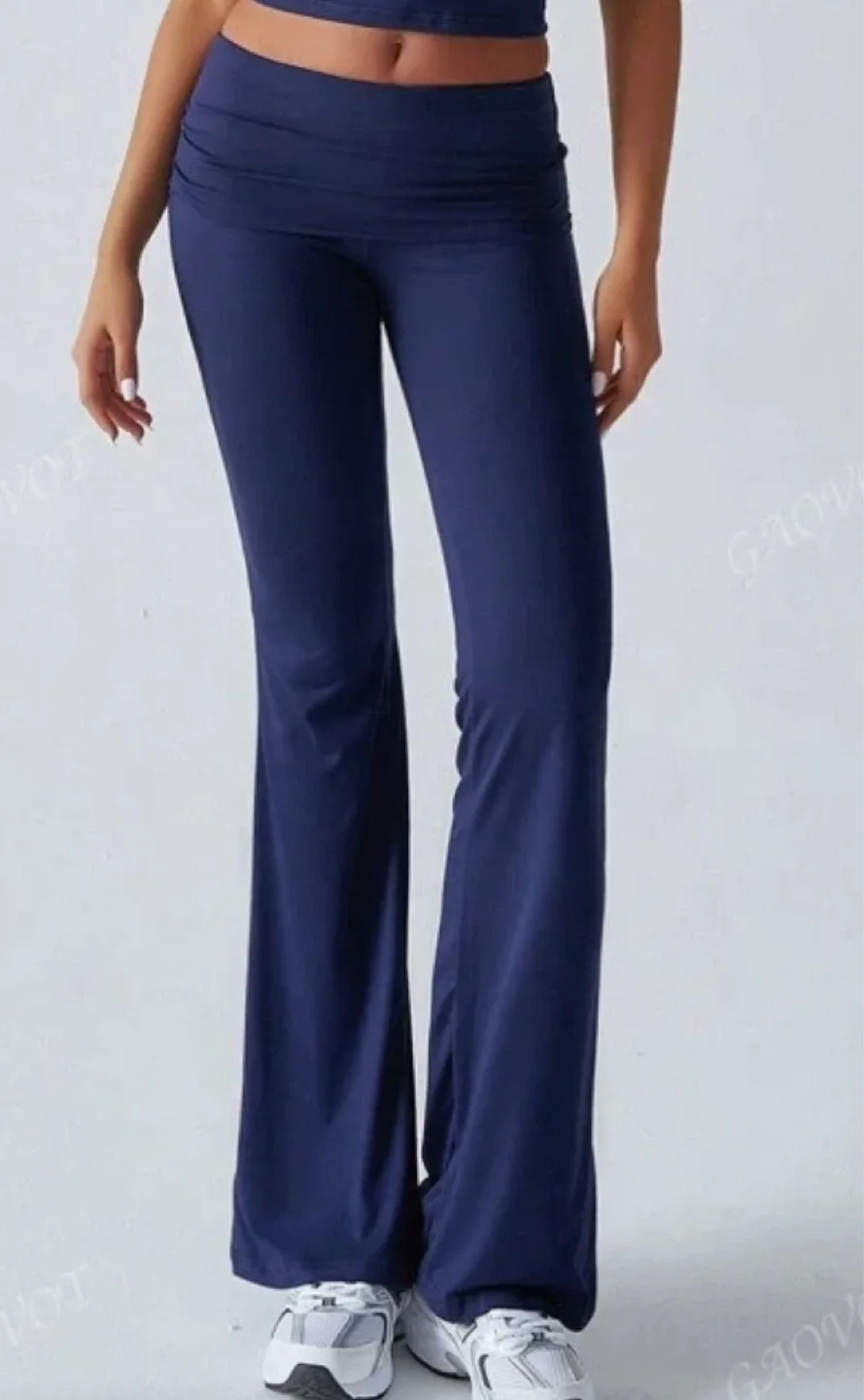 Navy Blue Yoga Pants