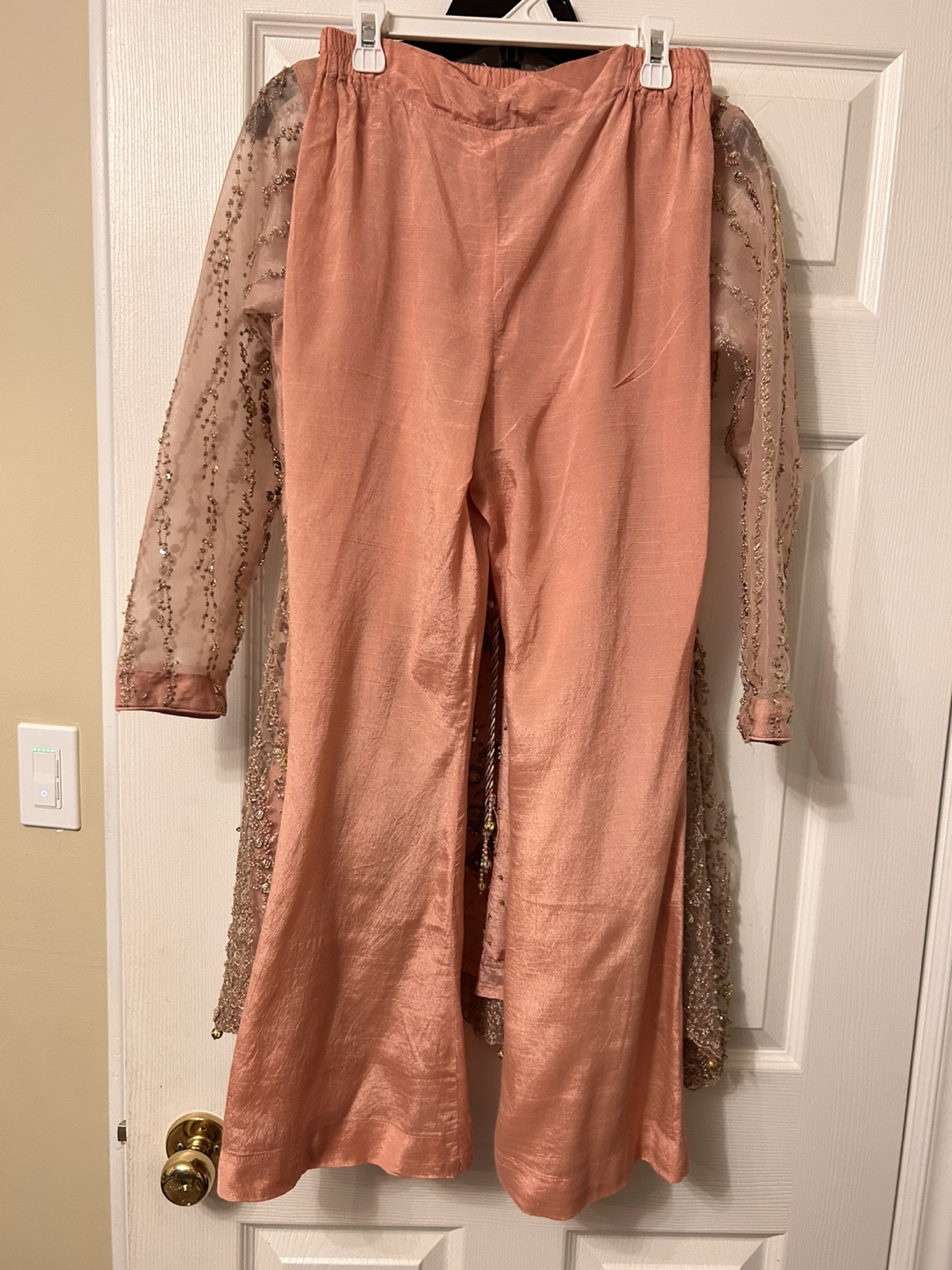 Pink Embroidered Salwar Kameez 12/14 years - photo 5