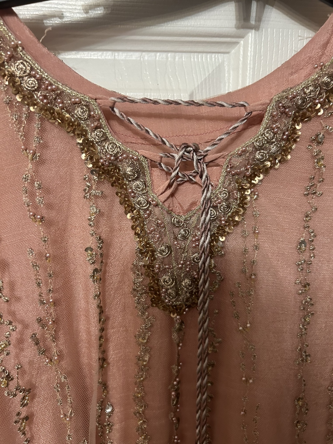 Pink Embroidered Salwar Kameez 12/14 years - photo 2