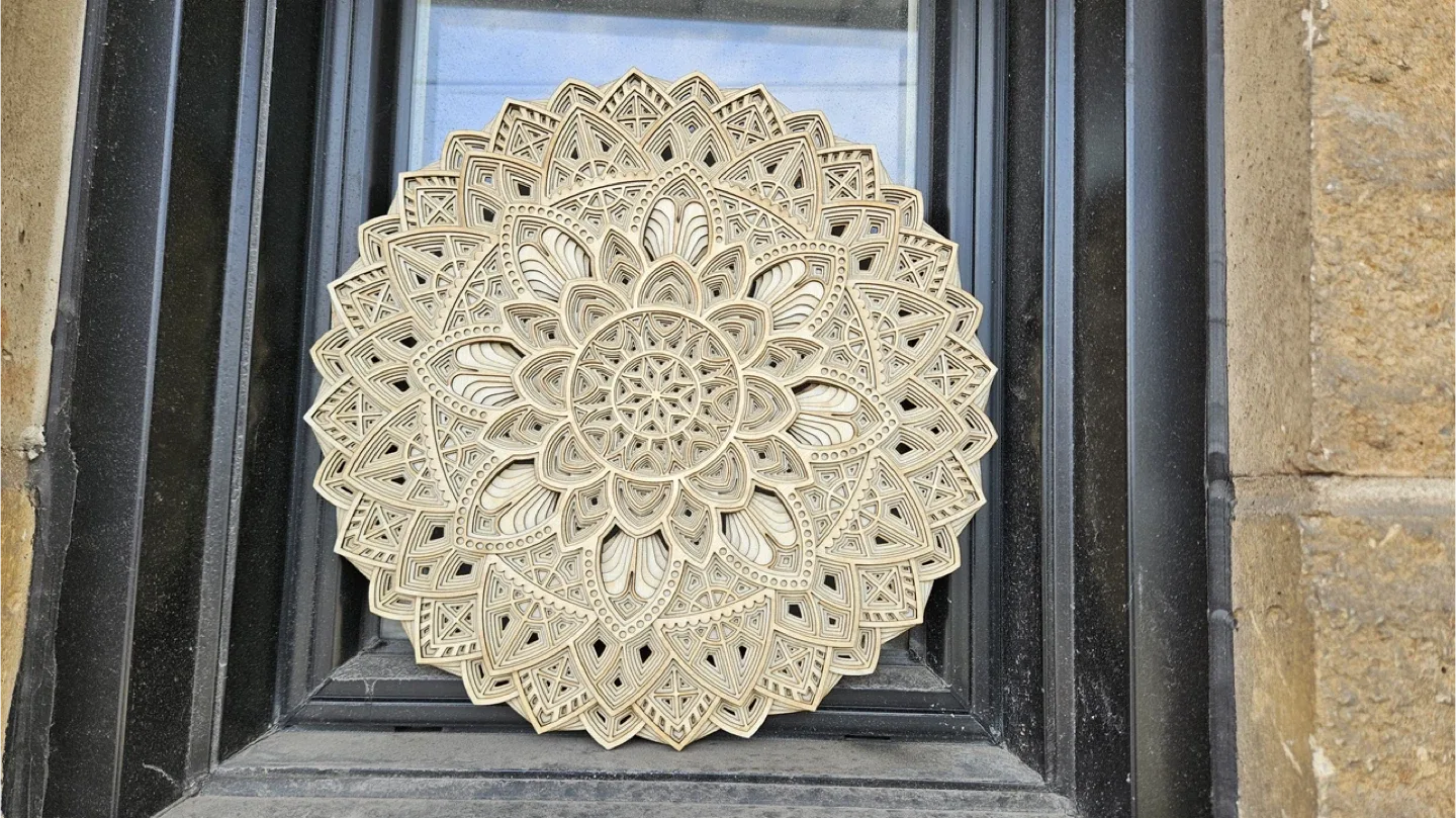 Wooden Mandala Wall Art Decor image indicator(2)
