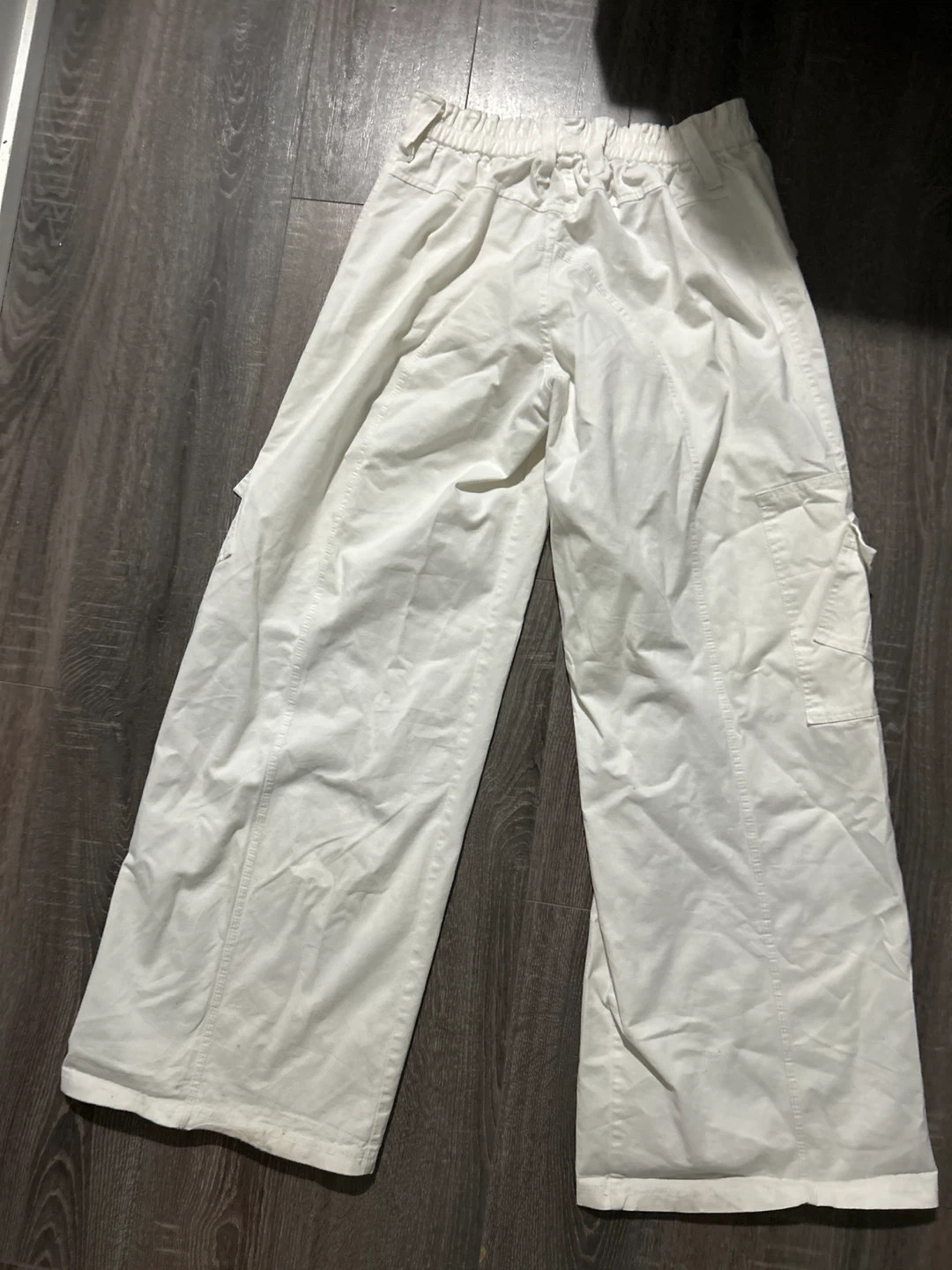 White Cargo Pants - photo 3