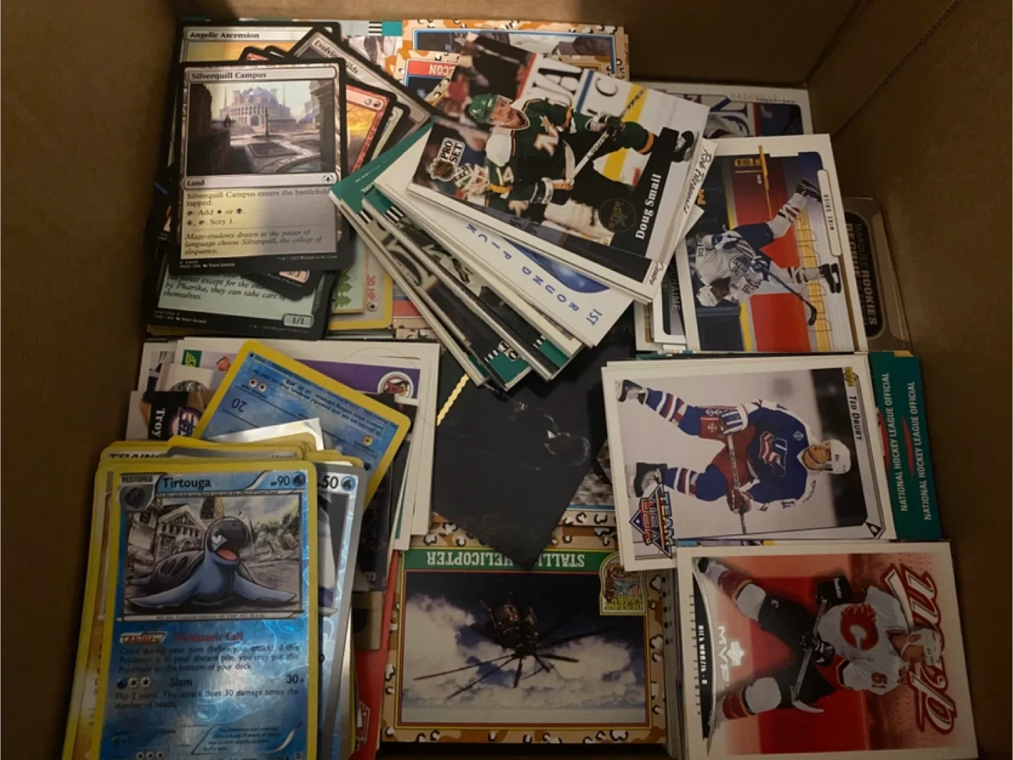 Mixed Lot of Hockey, Pokemon, Magic Cards image indicator(2)