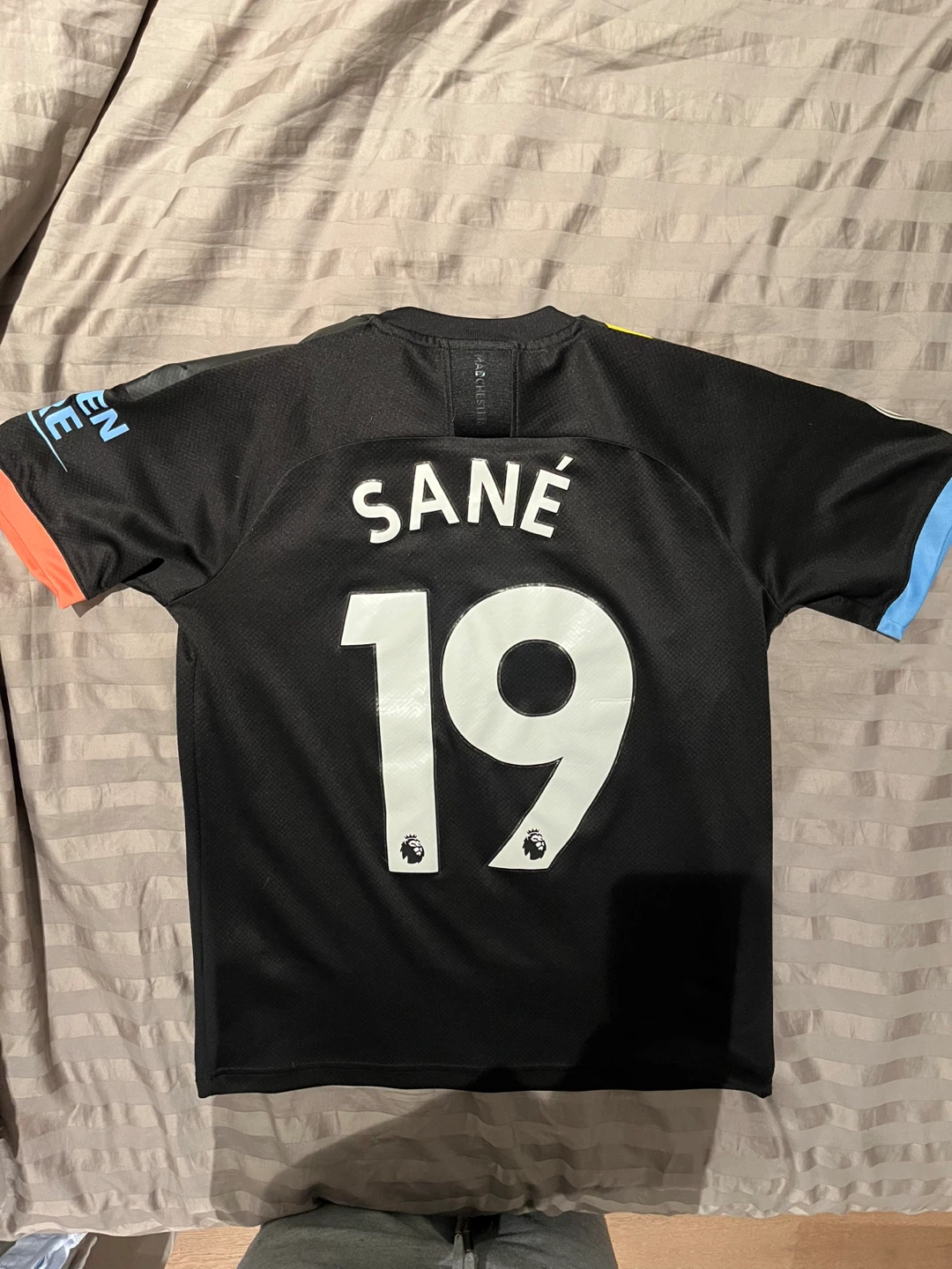 Puma Manchester City Sane #19 Jersey size youth 13-14 - photo 2