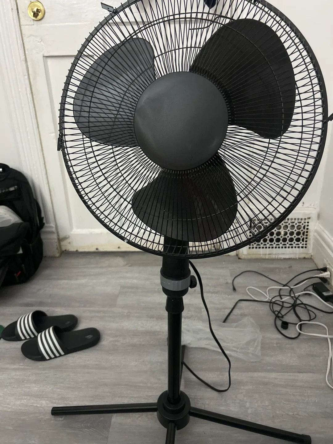 Black Stand Fan