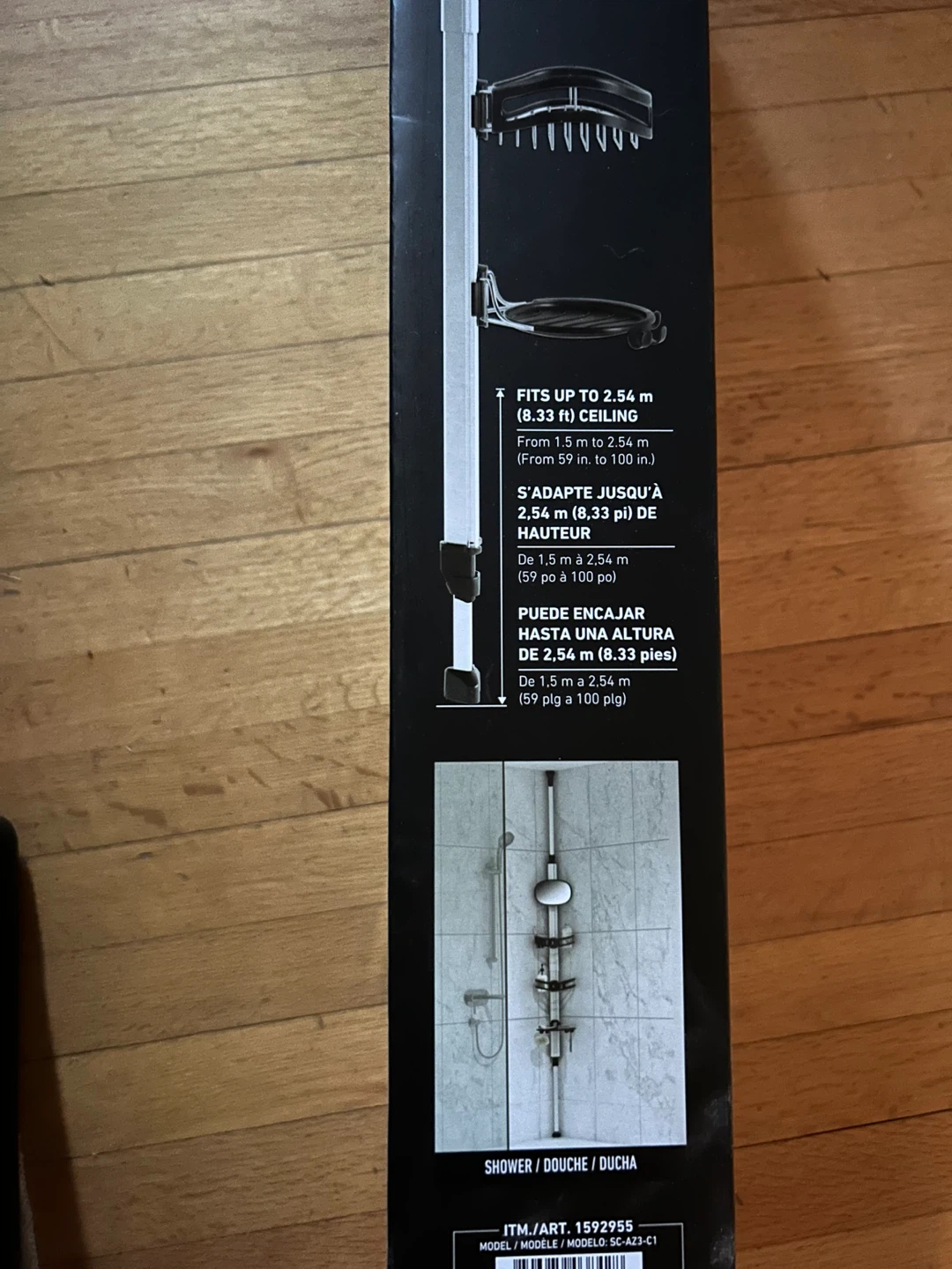 Costco  Artika Azzuro Standing Shower Caddy - photo 2