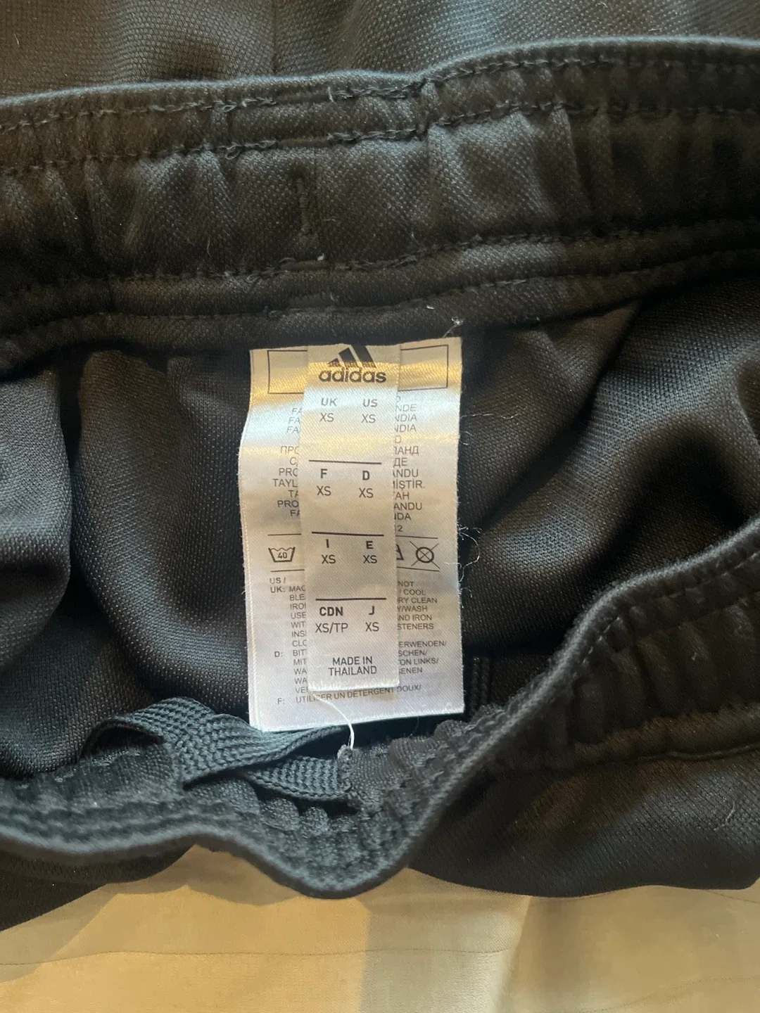Adidas Black Track Pants - Size XS image indicator(3)