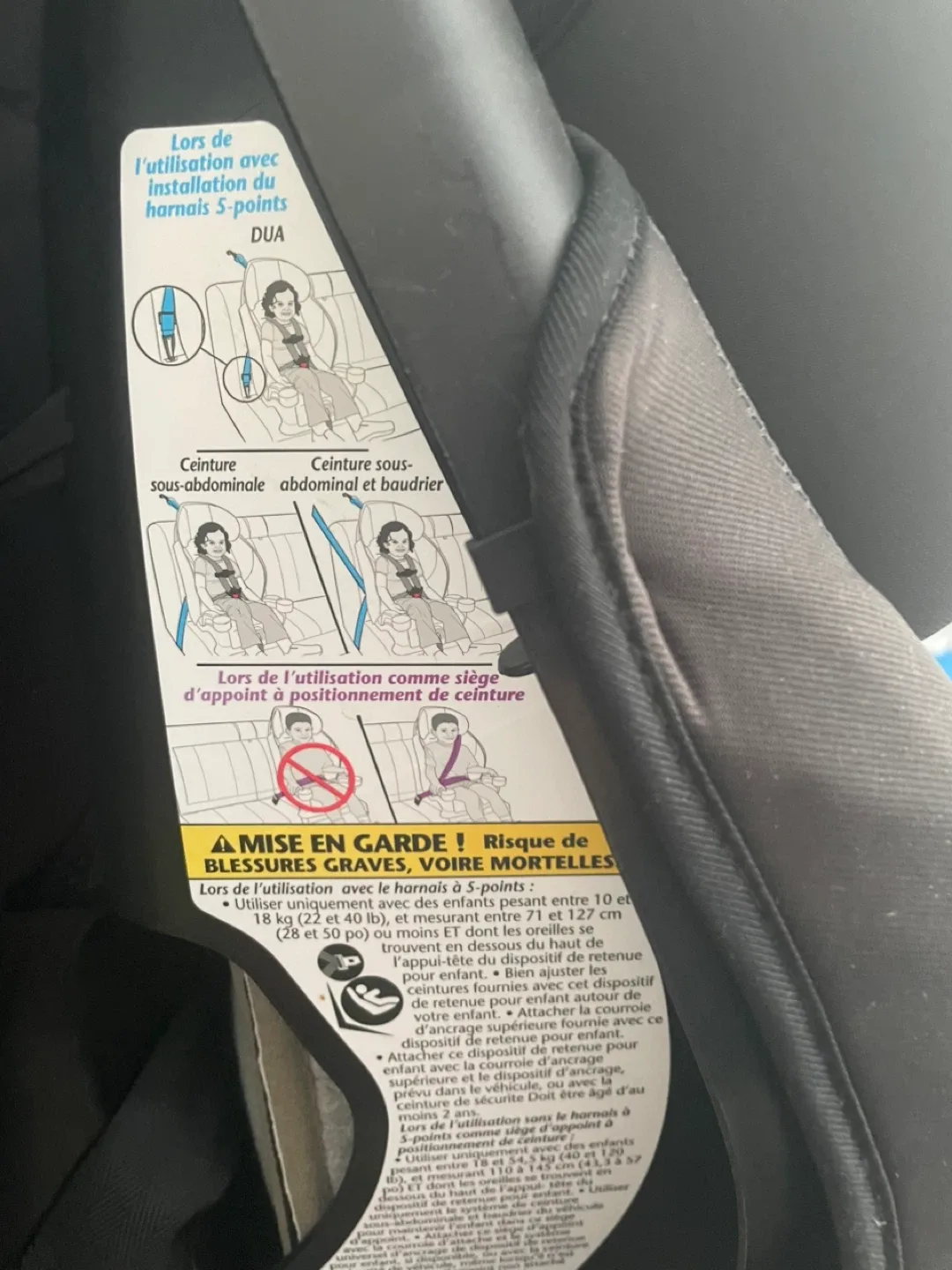 Evenflo Car Seat - Black & Grey image indicator(4)