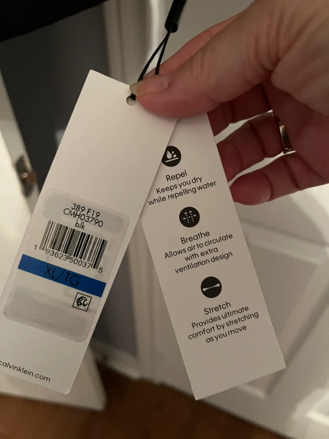 Calvin Klein Black XL/TG 3-in-1 Systems Jacket - New! image indicator(3)