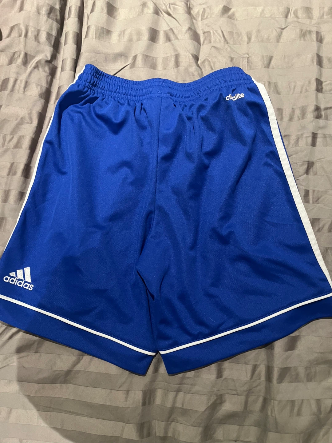 Adidas Climalite Blue Shorts - Size youth 11-12