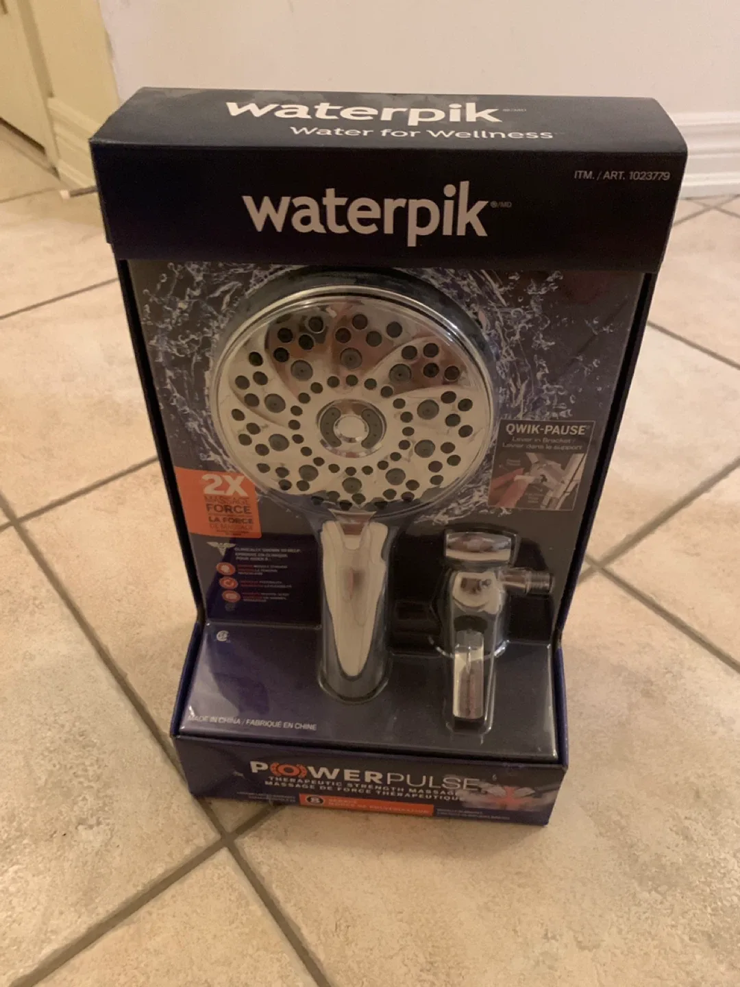 Waterpik PowerPulse Massage Shower Head - New in Box image indicator(3)