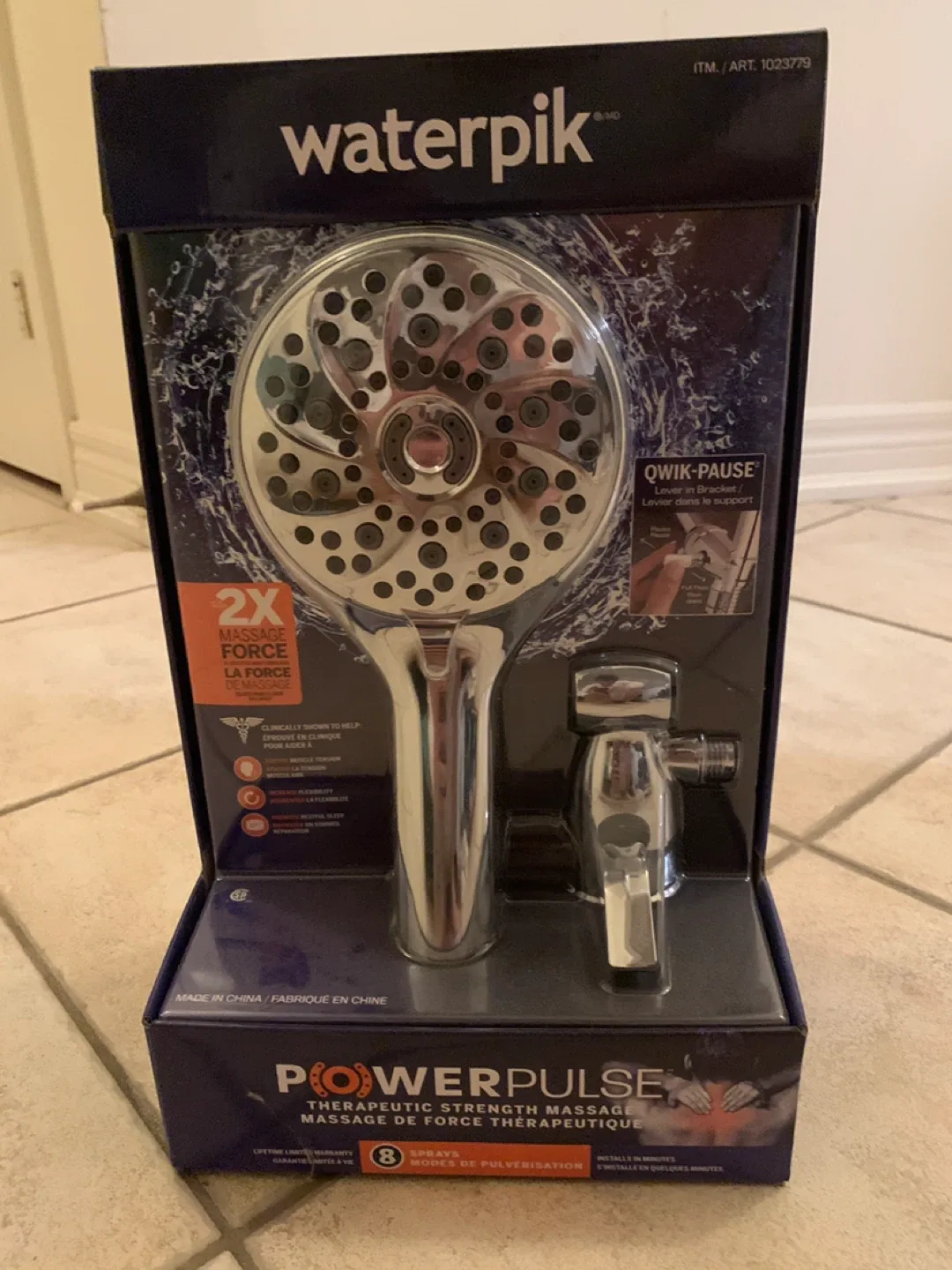 Waterpik PowerPulse Massage Shower Head - New in Box image indicator(2)