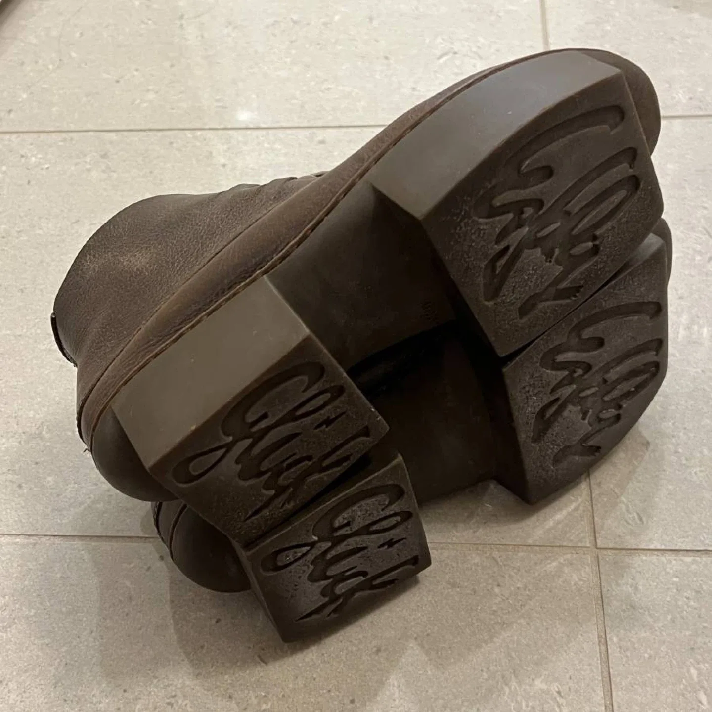 Trippen Platform Boss F Brown Leather Boot - Size 37 image indicator(6)