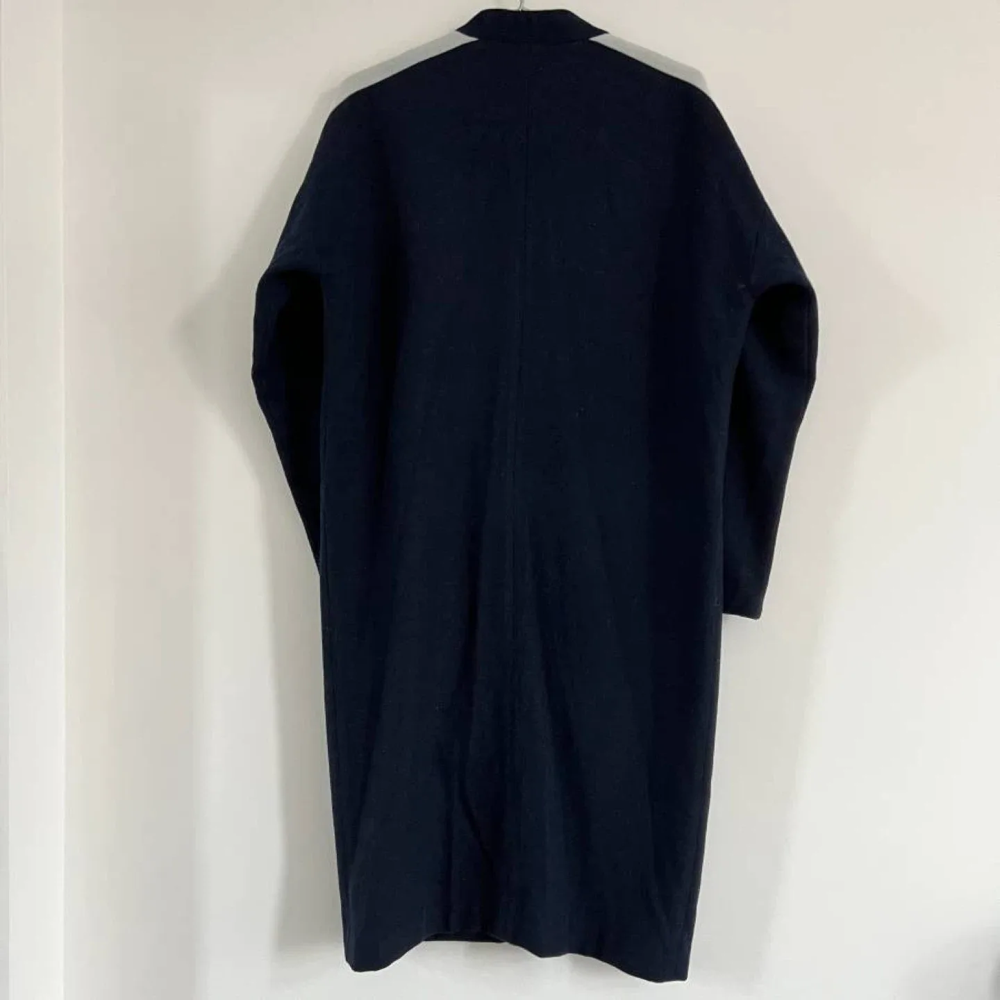 Just Female Denmark Navy Wool Spring Kimono Jacket - Size XS image indicator(2)