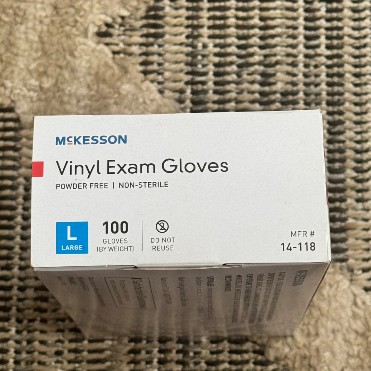 McKesson Vinyl Exam Gloves - Large - photo 4