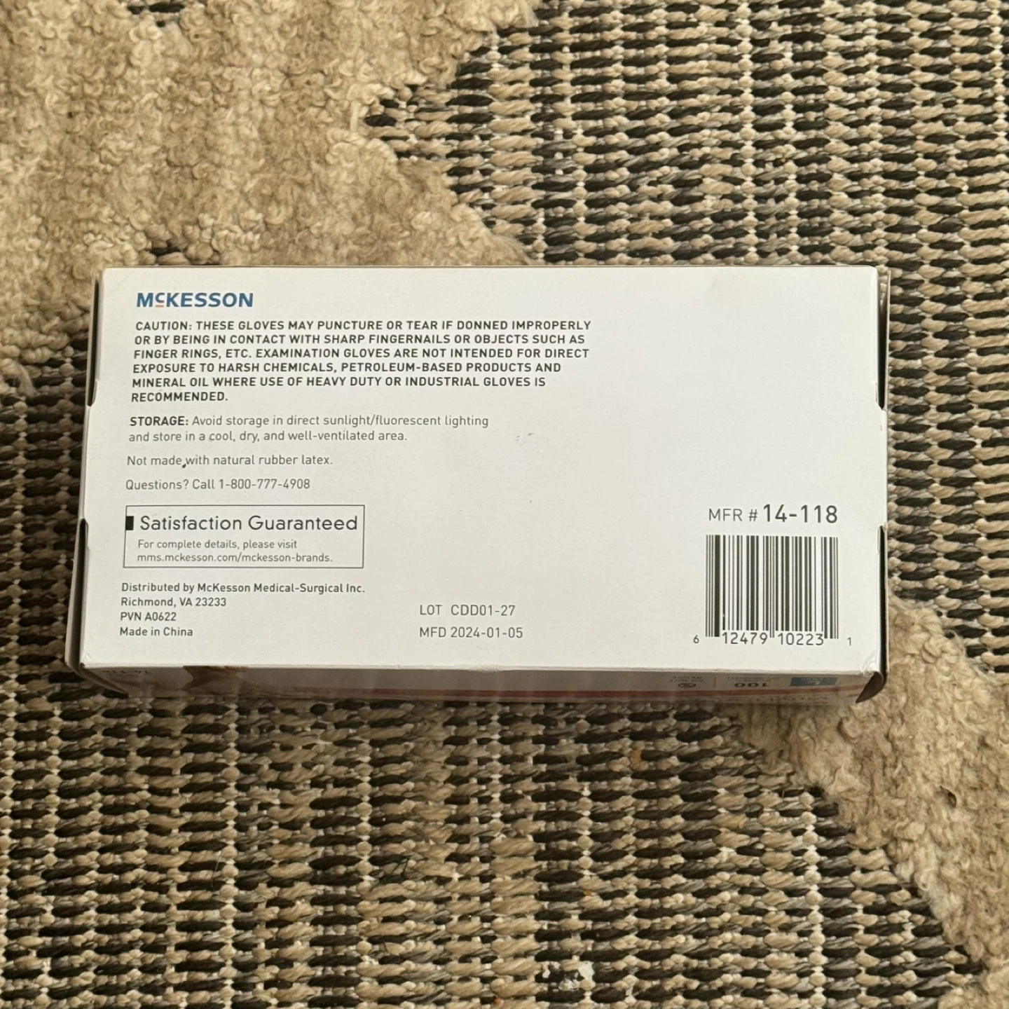 McKesson Vinyl Exam Gloves - Large - photo 3