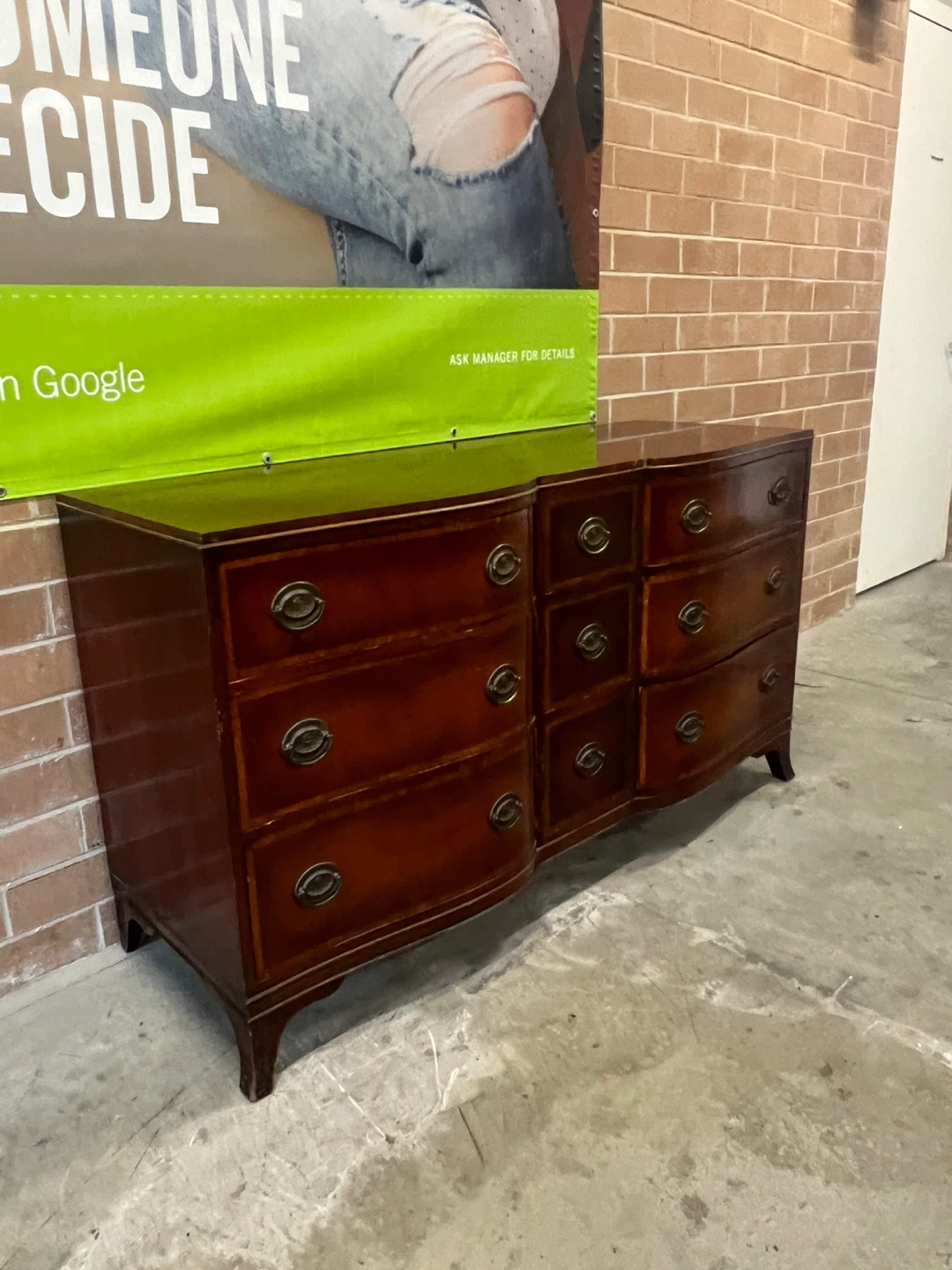 9-Drawer Dresser - Dark Wood - photo 4