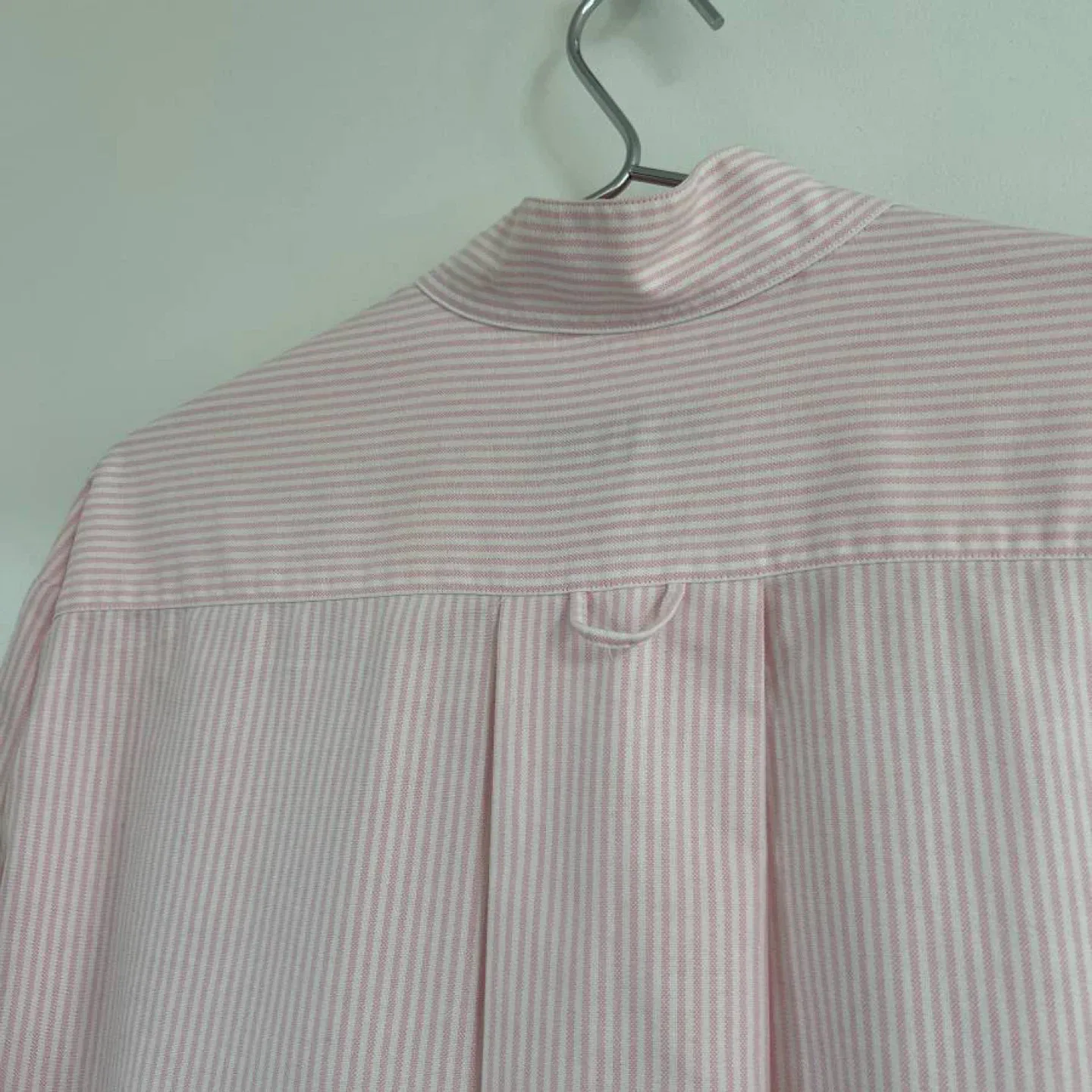 The Sleep Shirt Pink Oxford Stripe Tunic - Made in Canada image indicator(6)