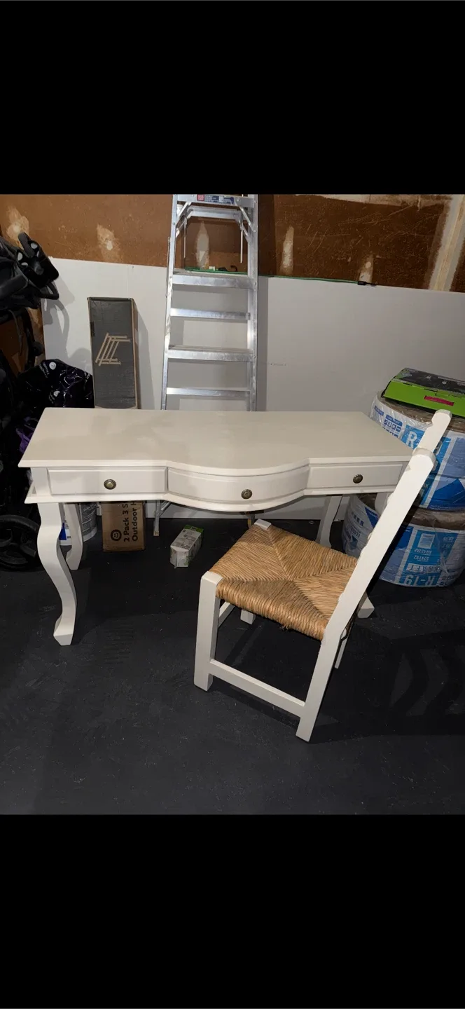 Wooden Desk and Chair Set image indicator(2)