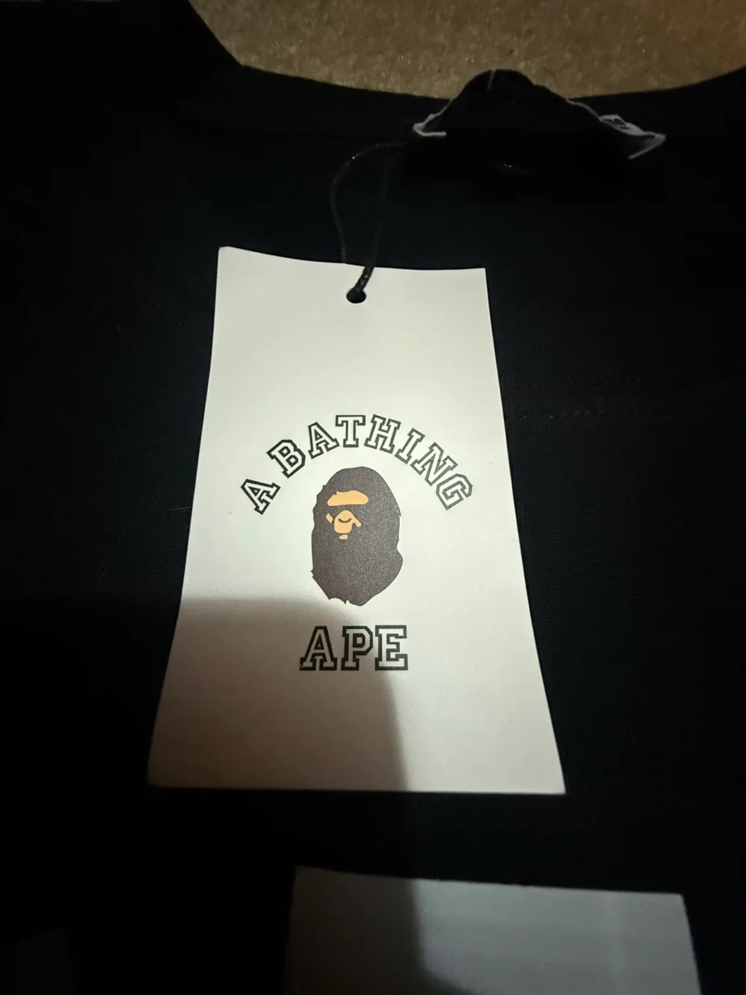 Black and Red Bape Tee Shirt-SIZE L image indicator(6)