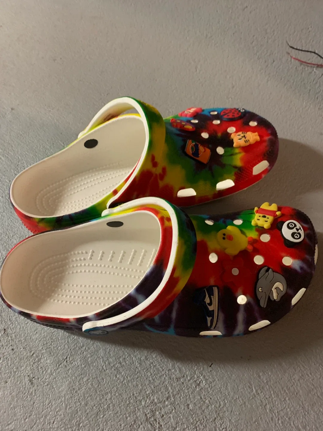 Crocs Tie Dye Clogs, Men's 10/Women's 12 image indicator(4)