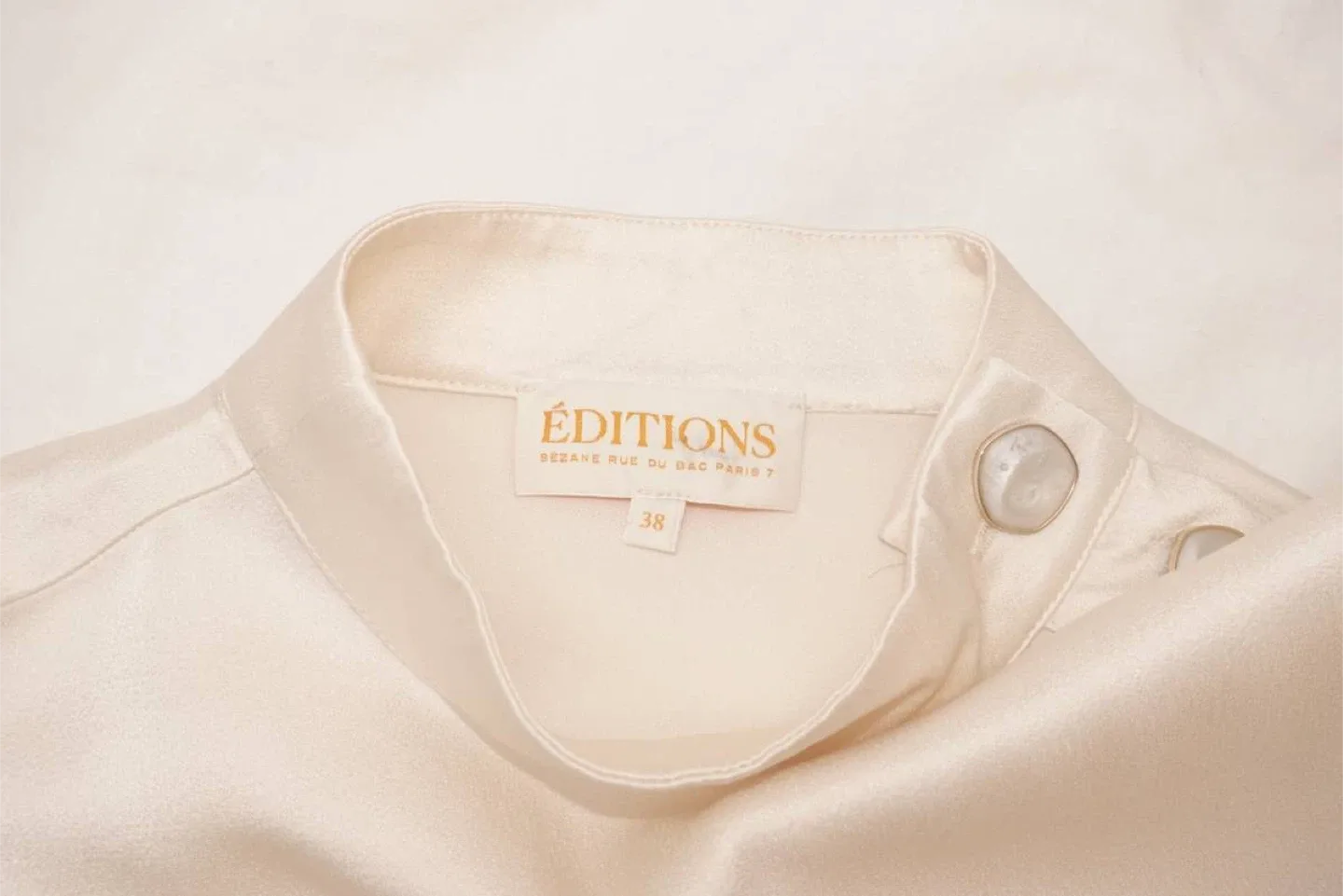 Sezane Ozalée Blouse in Ecru - M image indicator(3)