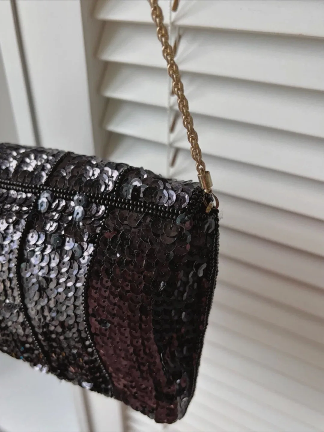 Vintage Sequin Beaded Evening Bag image indicator(3)
