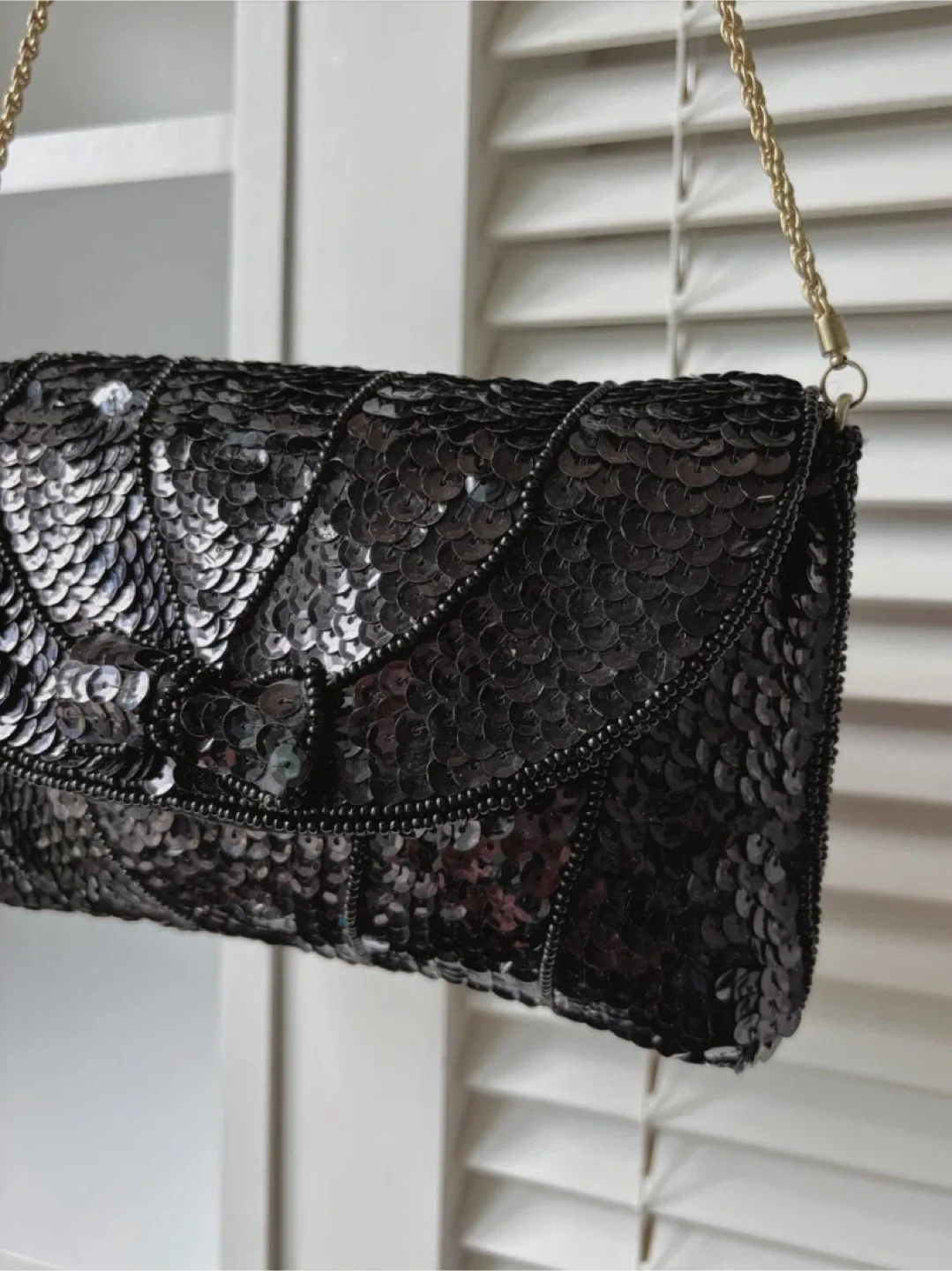 Vintage Sequin Beaded Evening Bag image indicator(6)
