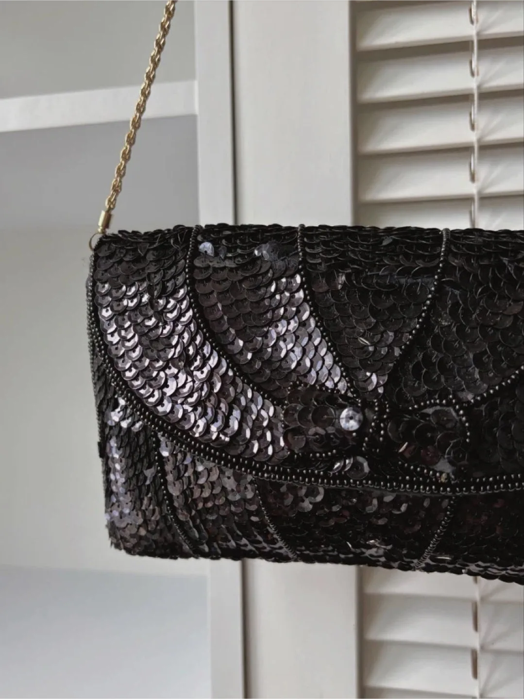 Vintage Sequin Beaded Evening Bag image indicator(10)