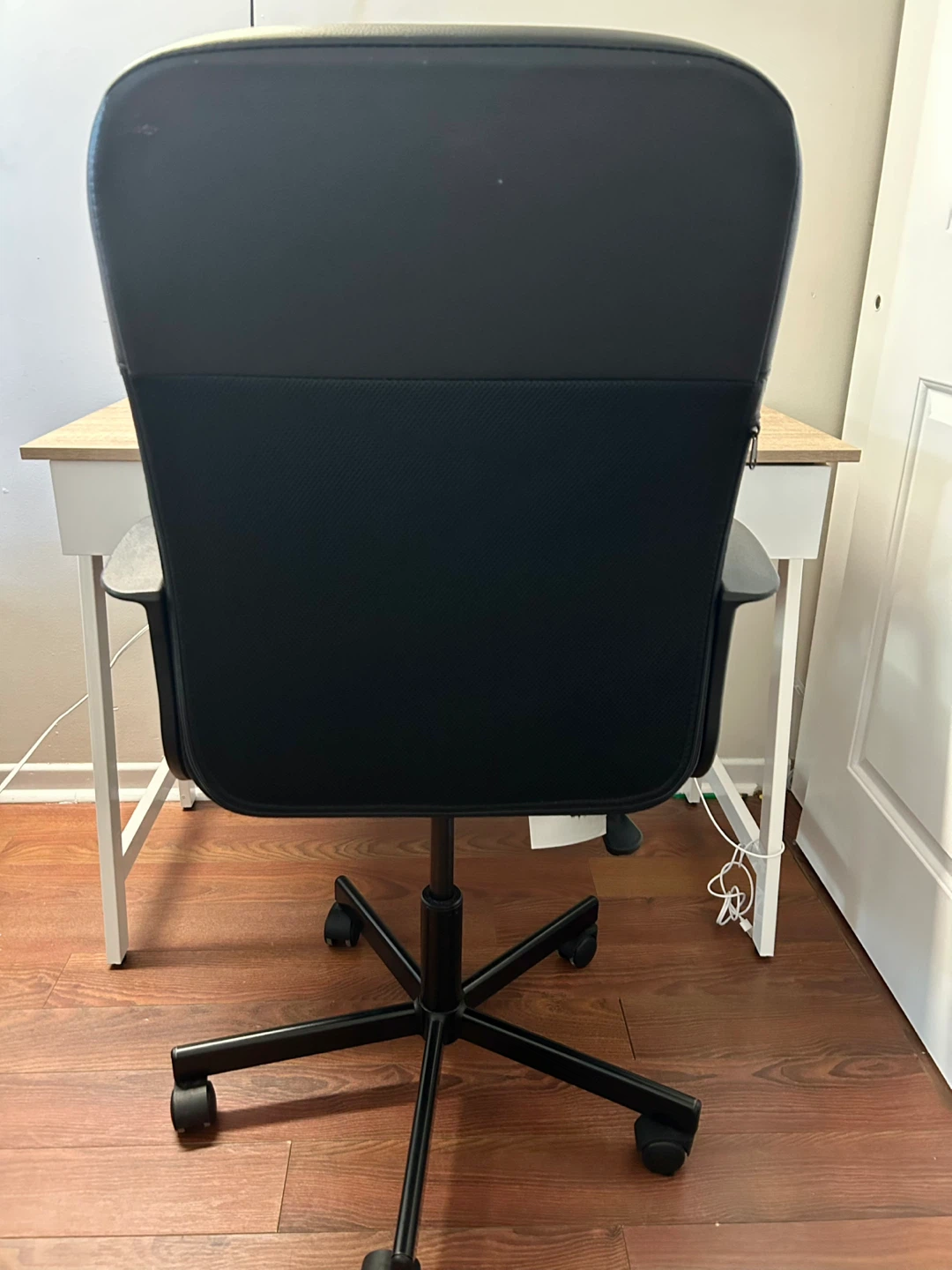 Black Office Chair & computer table Set - photo 2