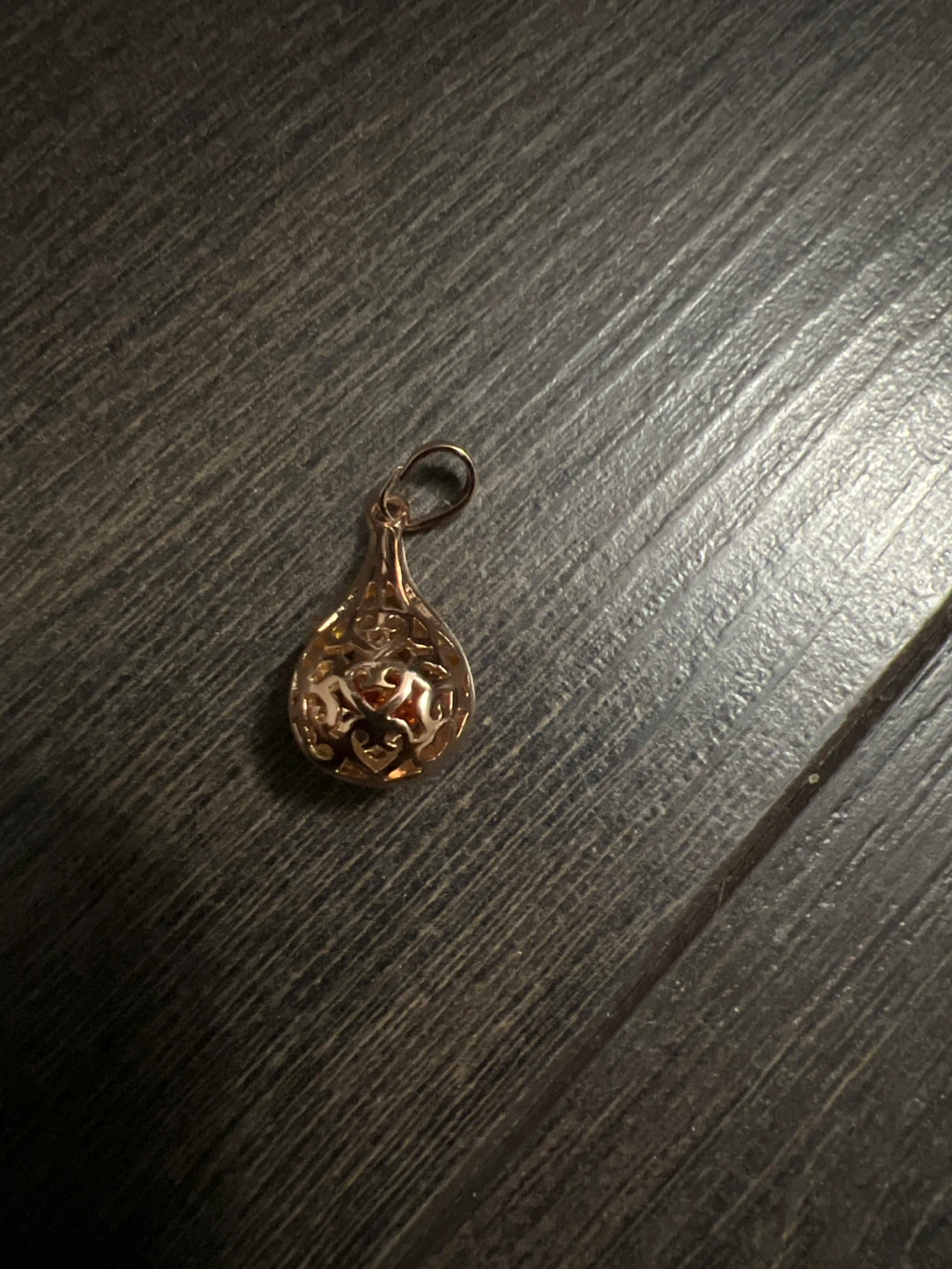 Red Flower Earrings & Pendant - photo 2