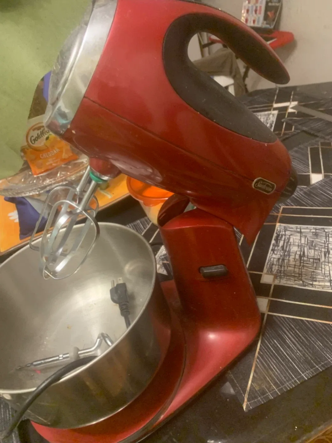 Sunbeam Red Stand Mixer image indicator(3)